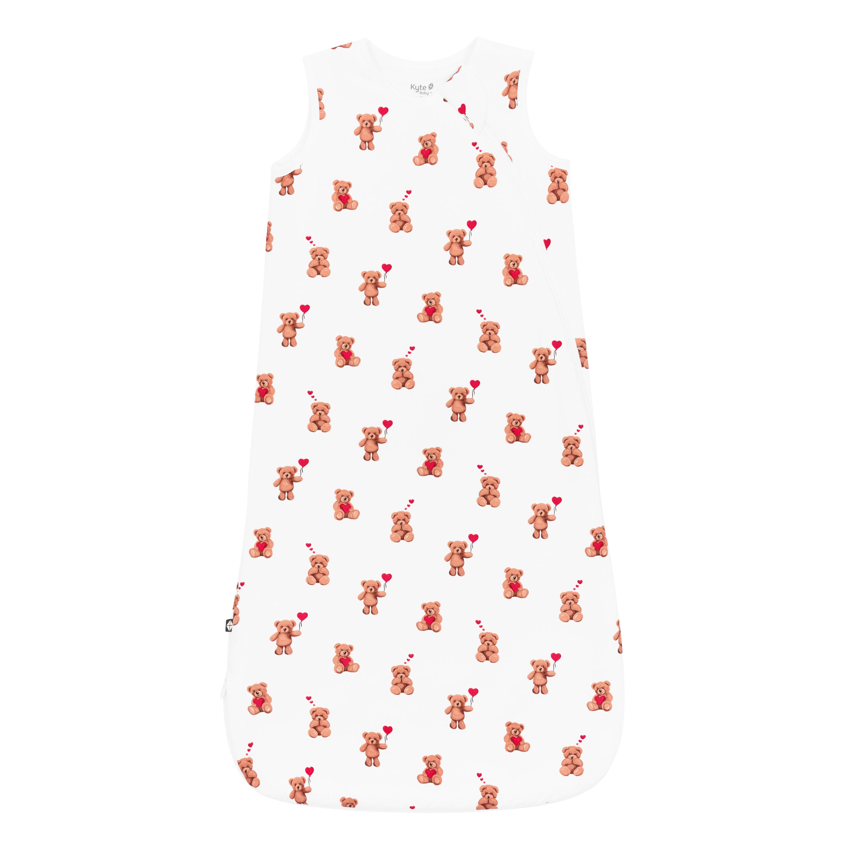 Product photo of the soft and breathable Sleep Bag in Bear Hearts 1.0