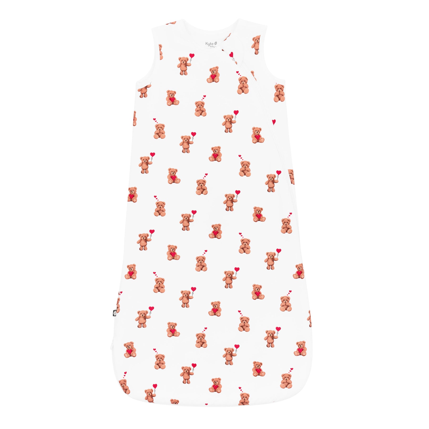 Product photo of the soft and breathable Sleep Bag in Bear Hearts 1.0