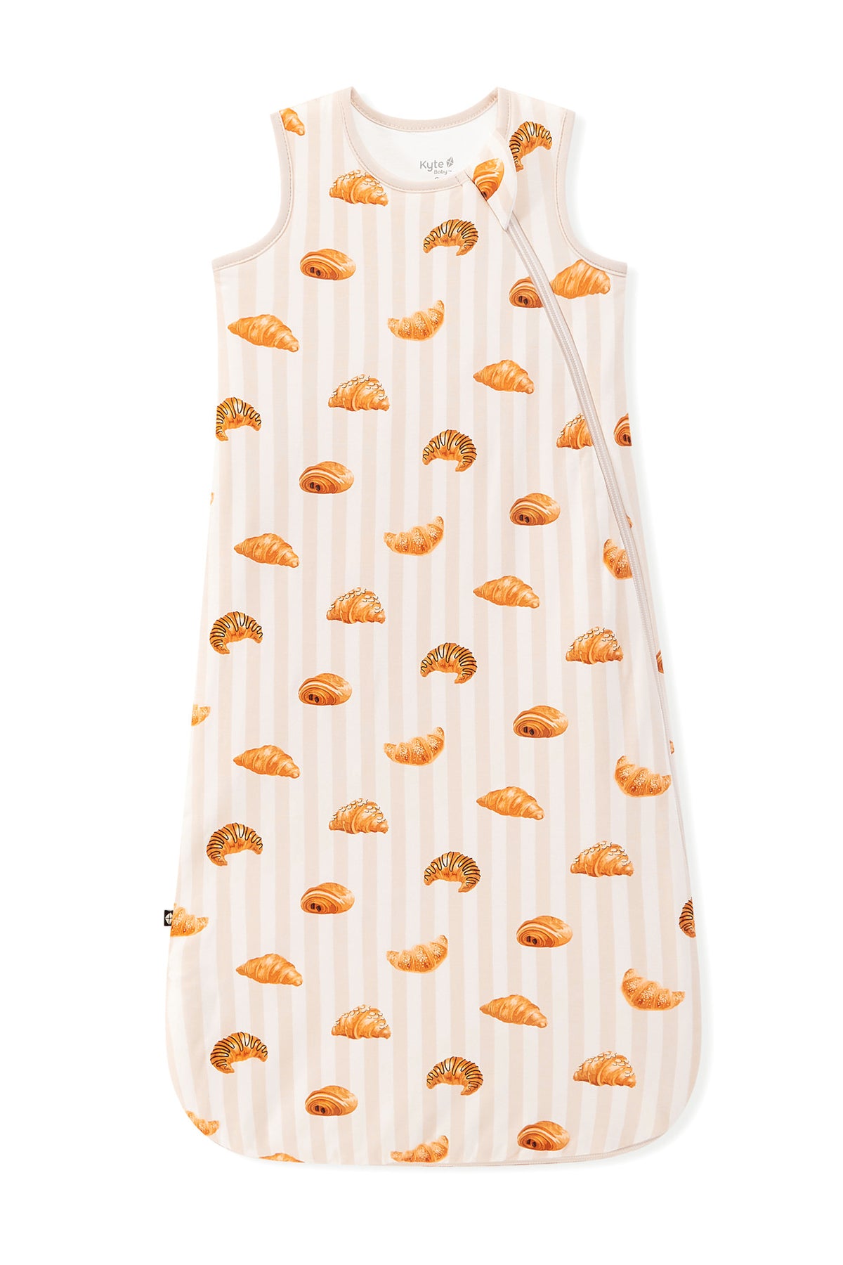 Sleep Bag in Croissant 1.0 print on a white background
