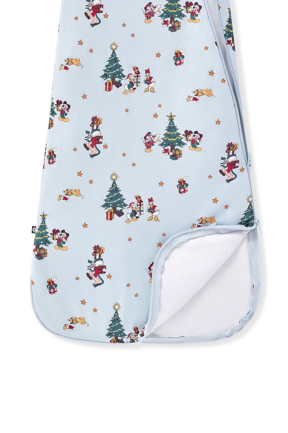 Sleep Bag in Mickey & Friends Christmas 1.0 print with double zipper on a white background