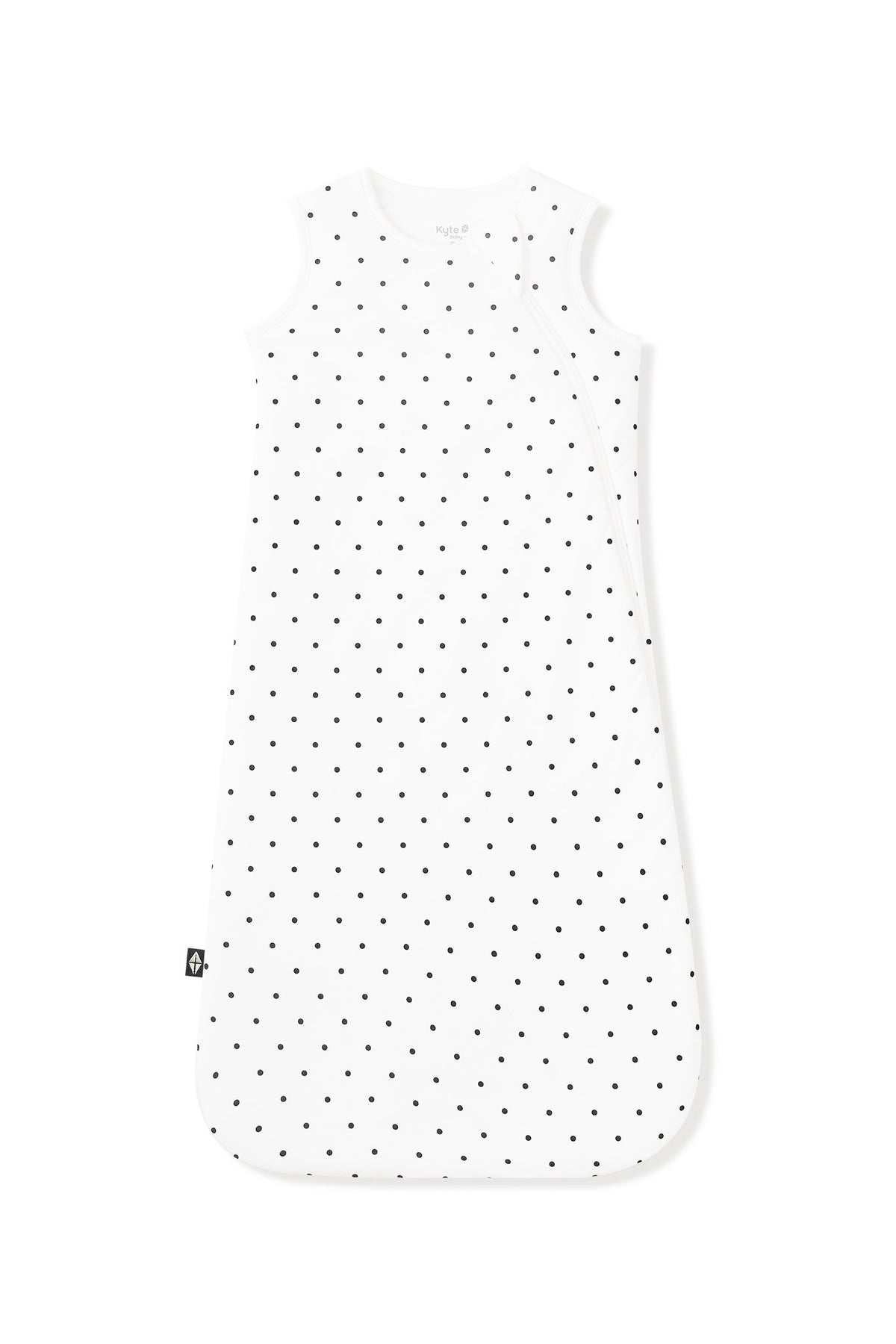Sleep Bag with Midnight Polka Dot print on white background