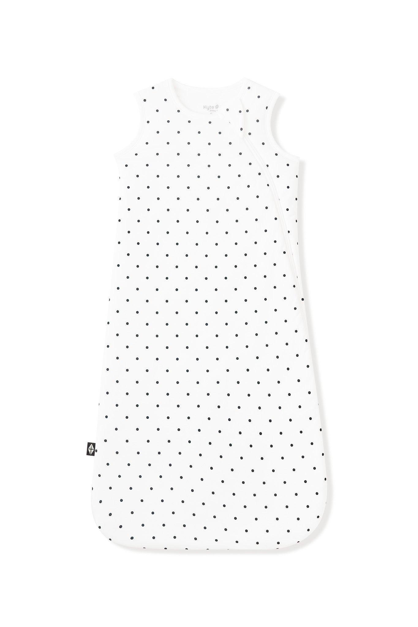 Sleep Bag with Midnight Polka Dot print on white background