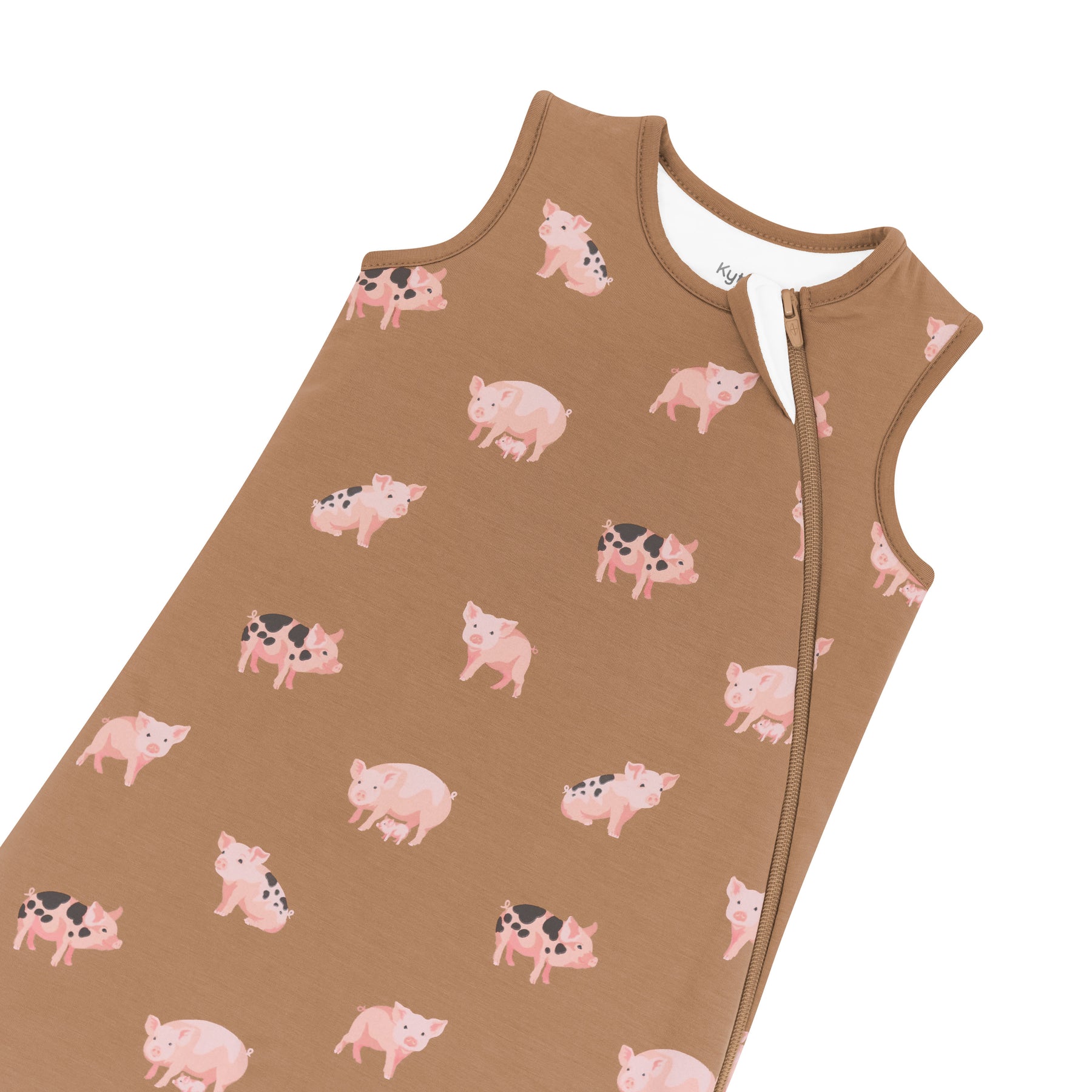 Zipper garage on Sleep Bag in Pig 1.0 TOG