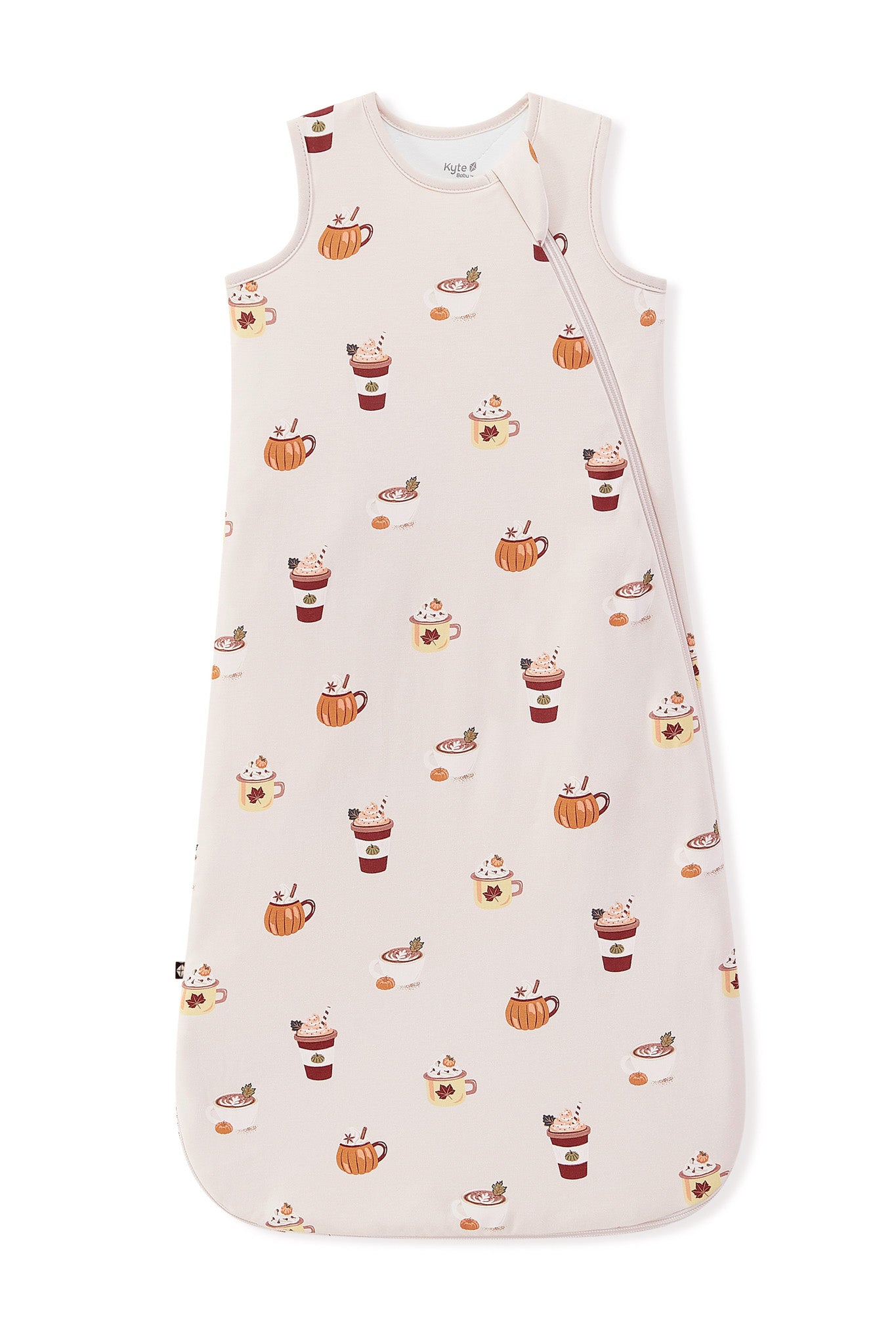 Sleep Bag in Pumpkin Spice Latte 1.0 print on a white background