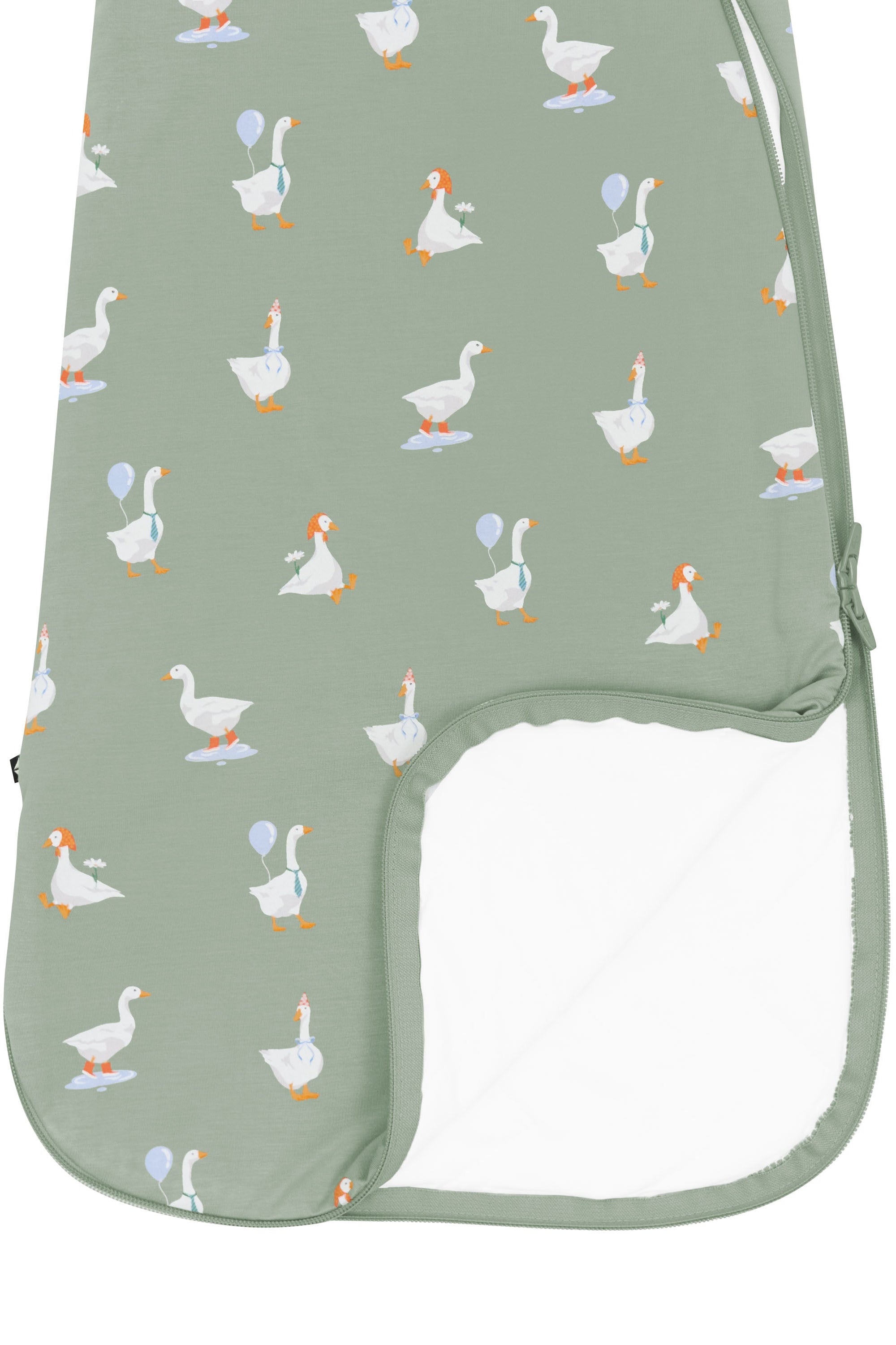 Double zipper on Sleep Bag in Silly Goose 1.0