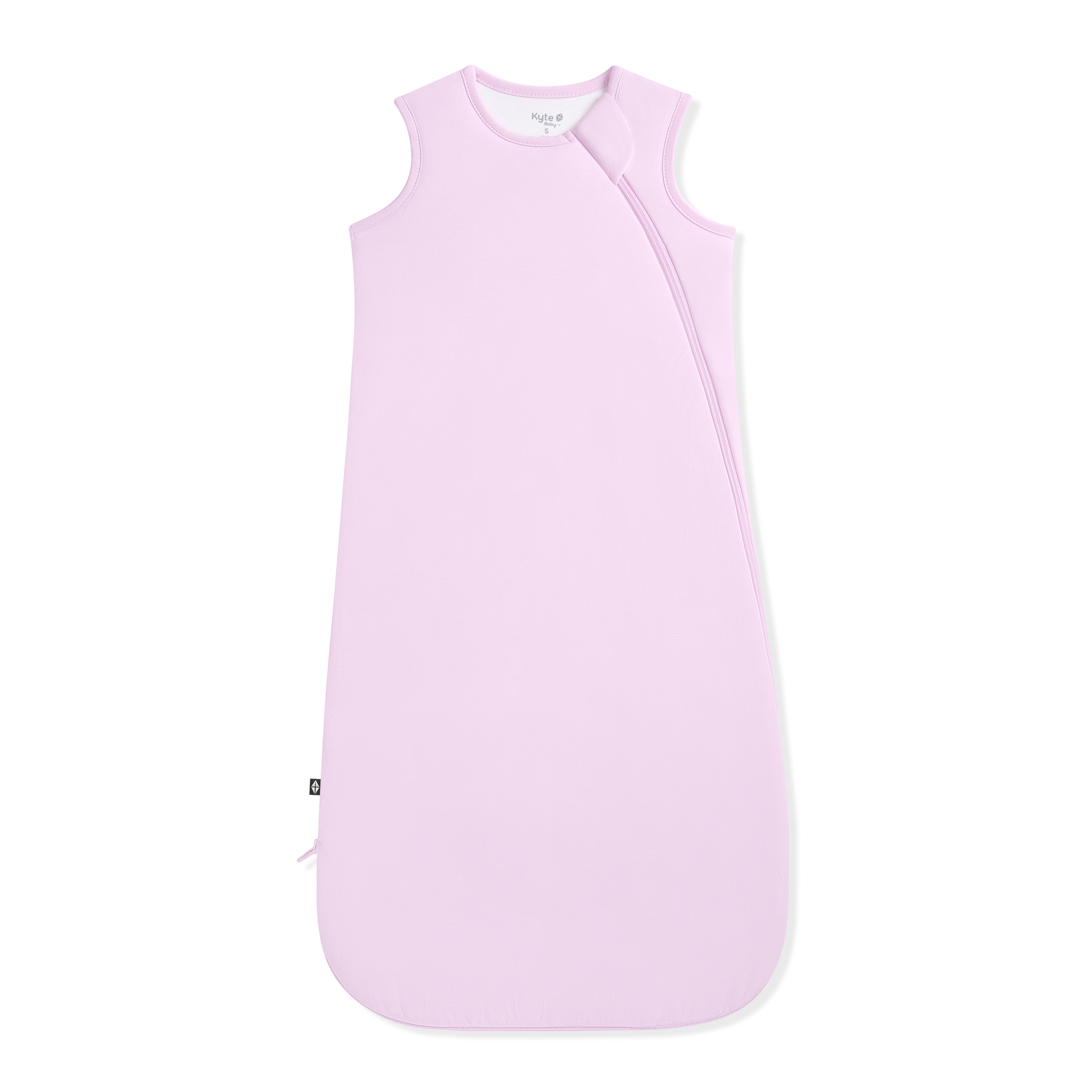 Purple baby 1.0 tog sleep bag on a white background