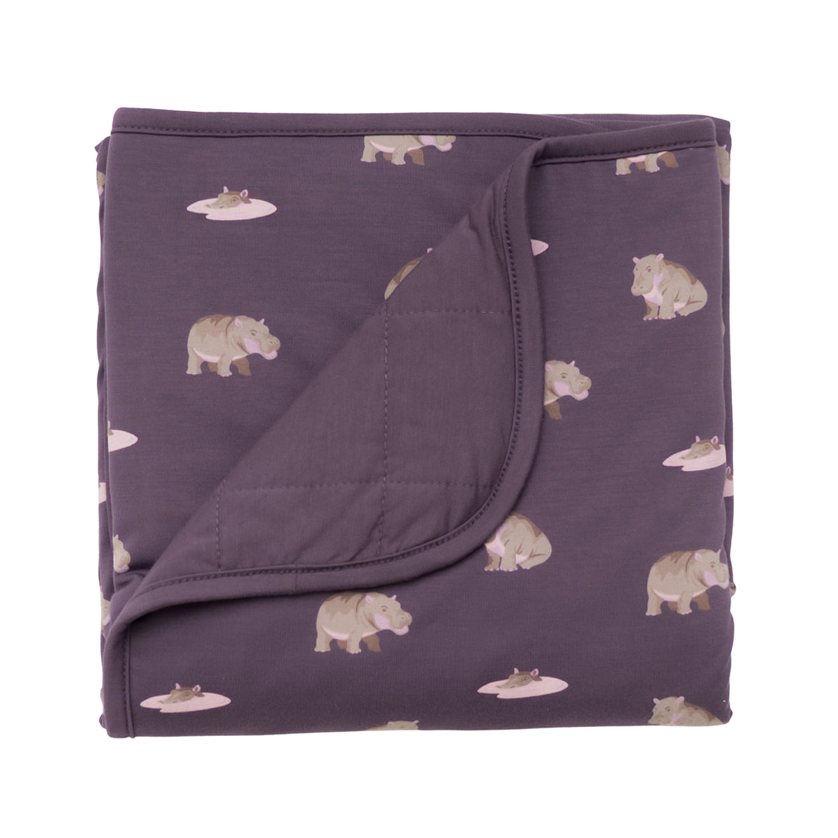 Baby Blanket in Baby Hippo