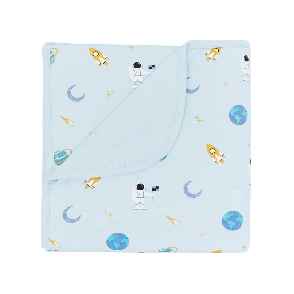 image of ice space baby blanket