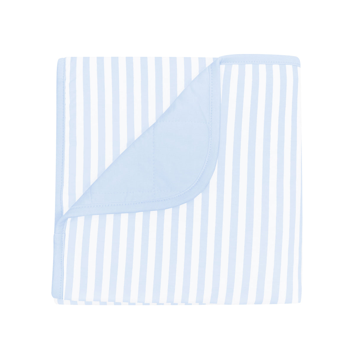 Striped Baby Blanket in Small Mist Stripe 1.0