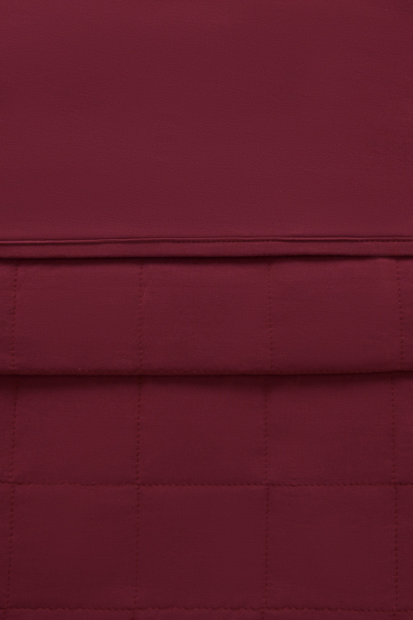 Front and back side of Baby Blanket in Burgundy 1.0 color