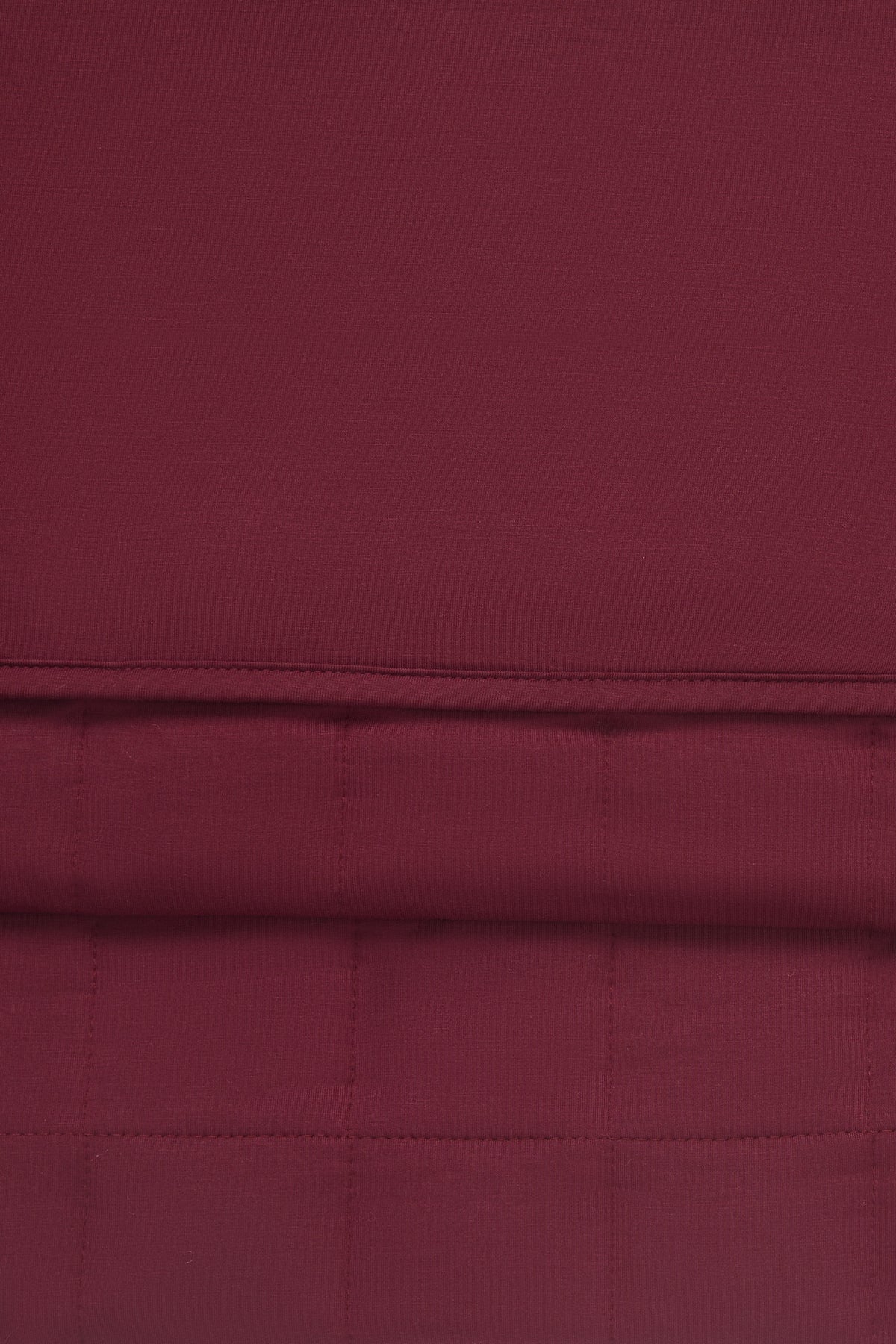 Front and back side of Toddler Blanket in Burgundy 2.5