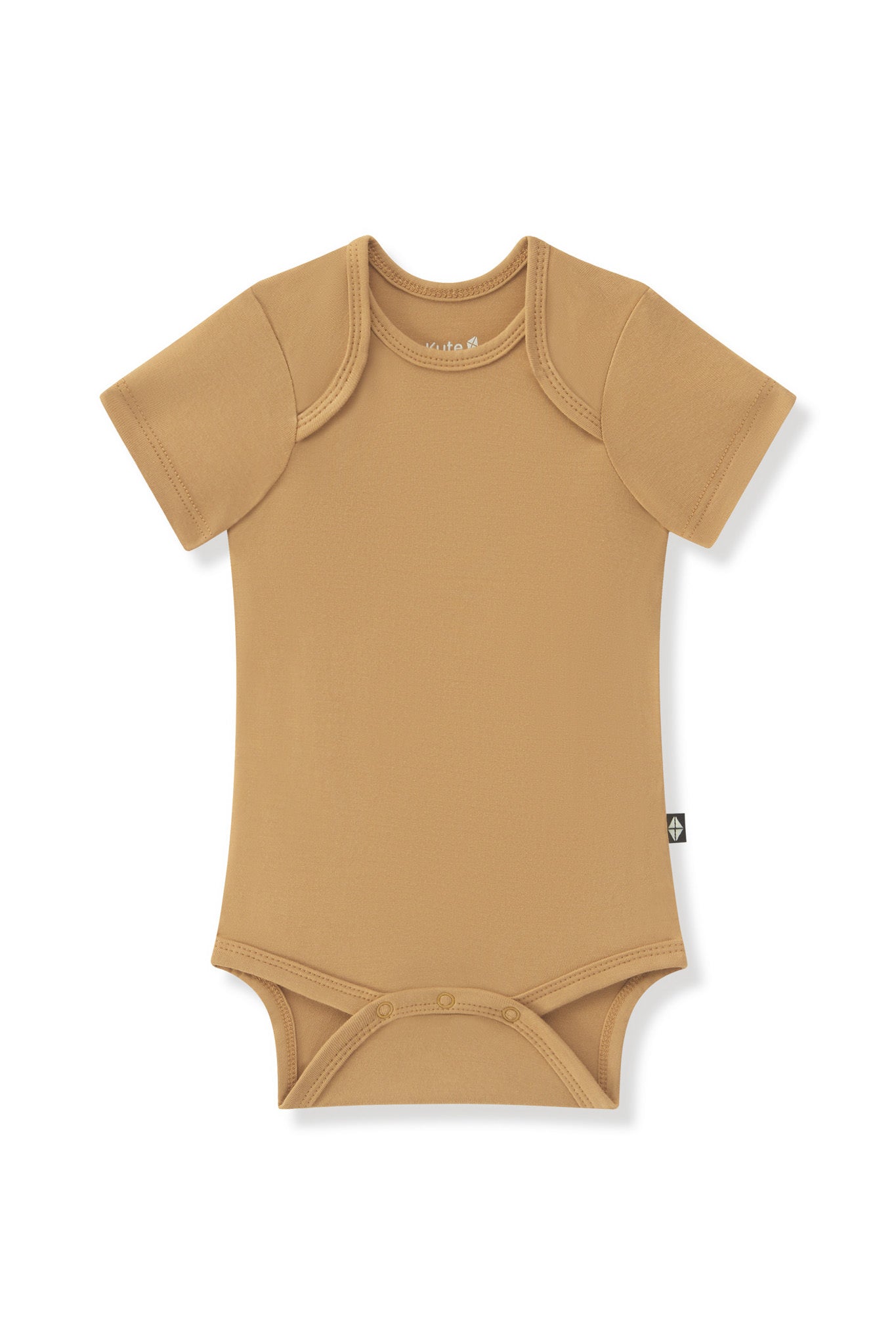 Bodysuit in Ochre on a white background