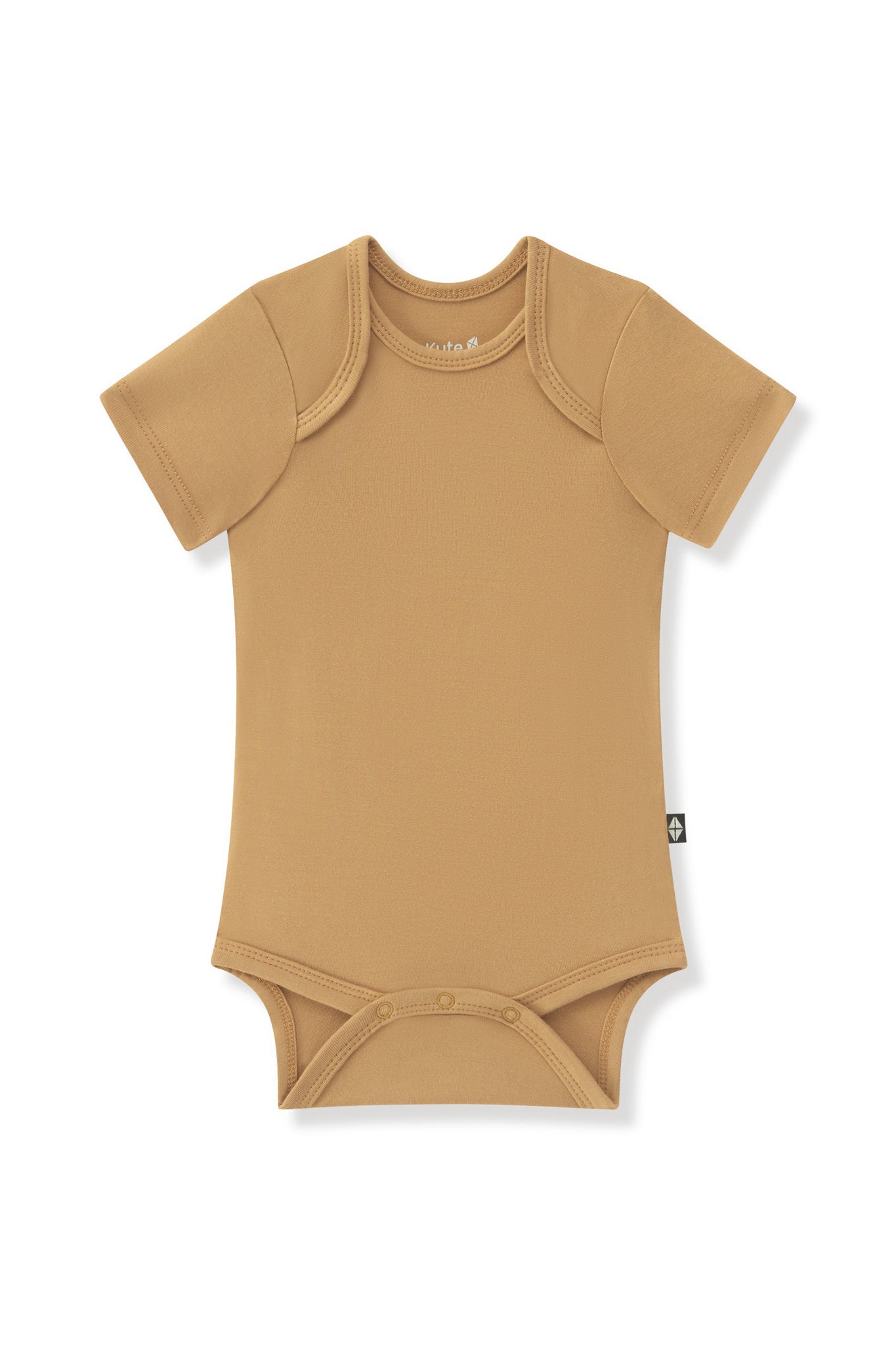 Bodysuit in Ochre on a white background