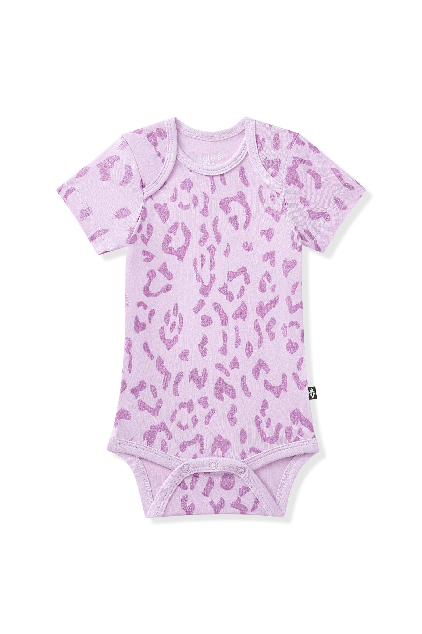 Bodysuit in Thistle Leopard print on white background