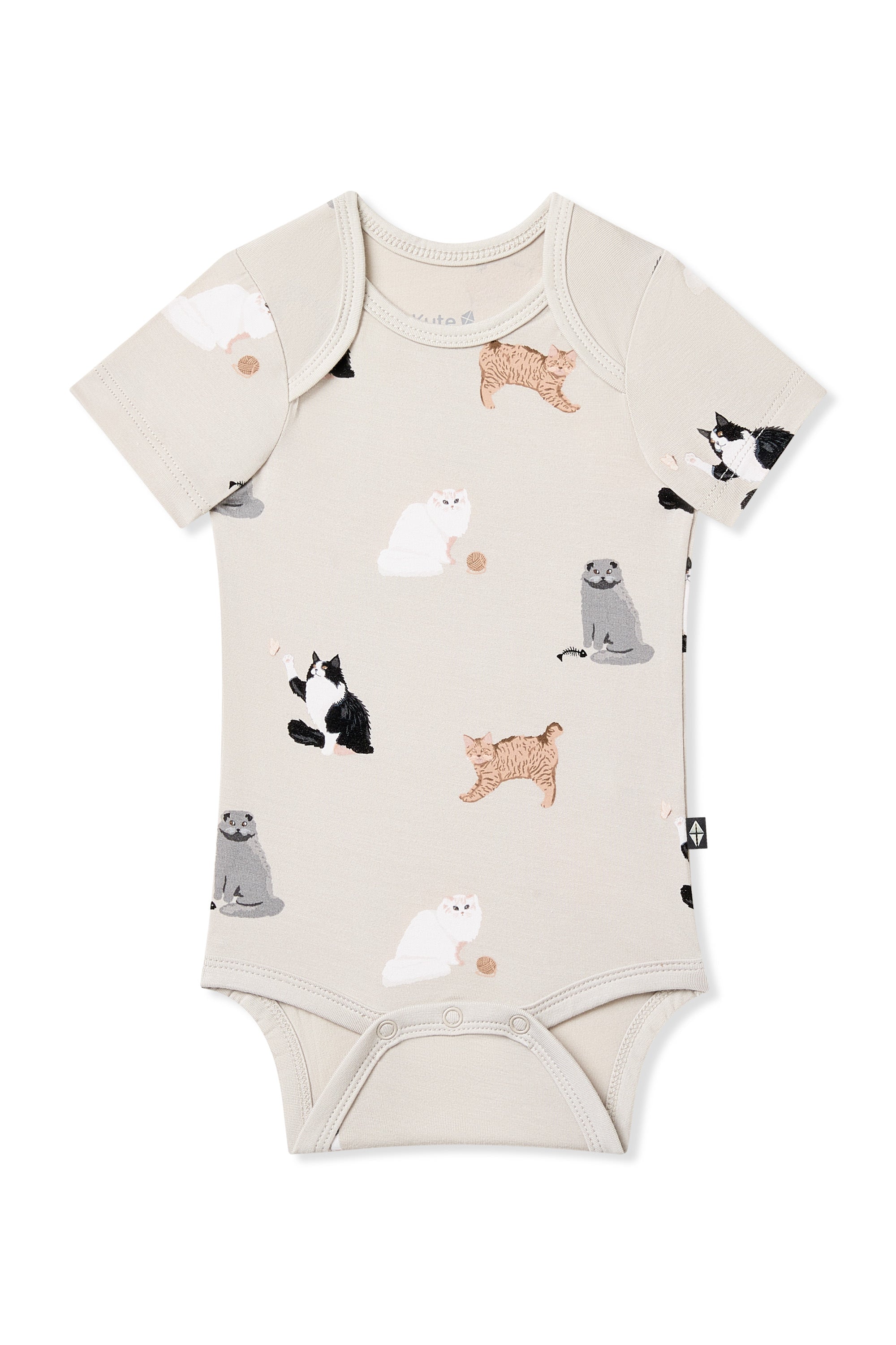 Product photo of the Bodysuit in Fluffy Cat on a white background