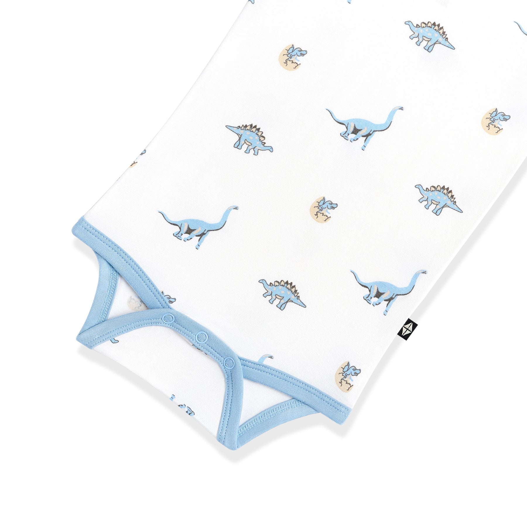 Close up of snaps on the Bodysuit in Jurassic