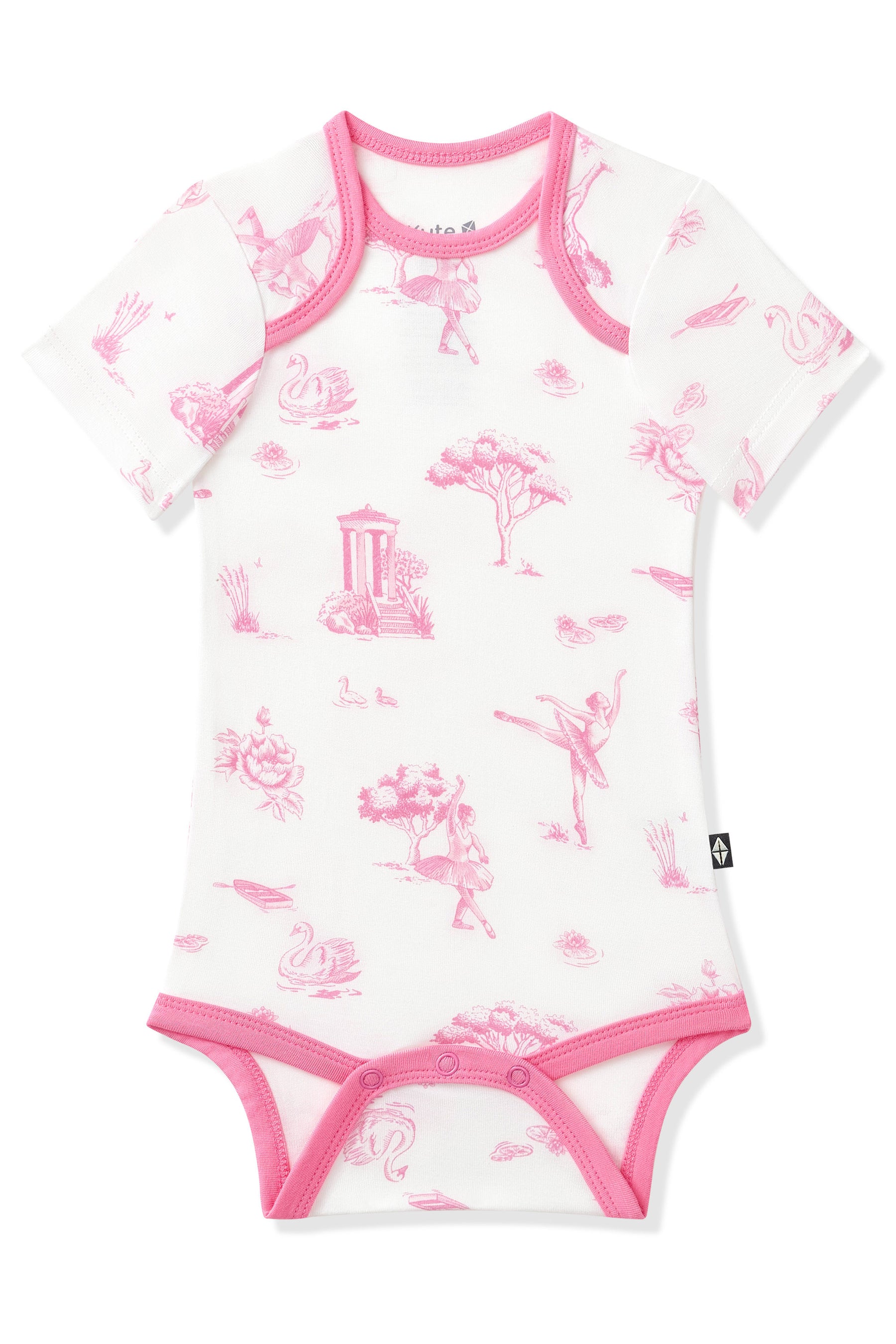 Product photo of the Bodysuit in Toile Ballet on a white background