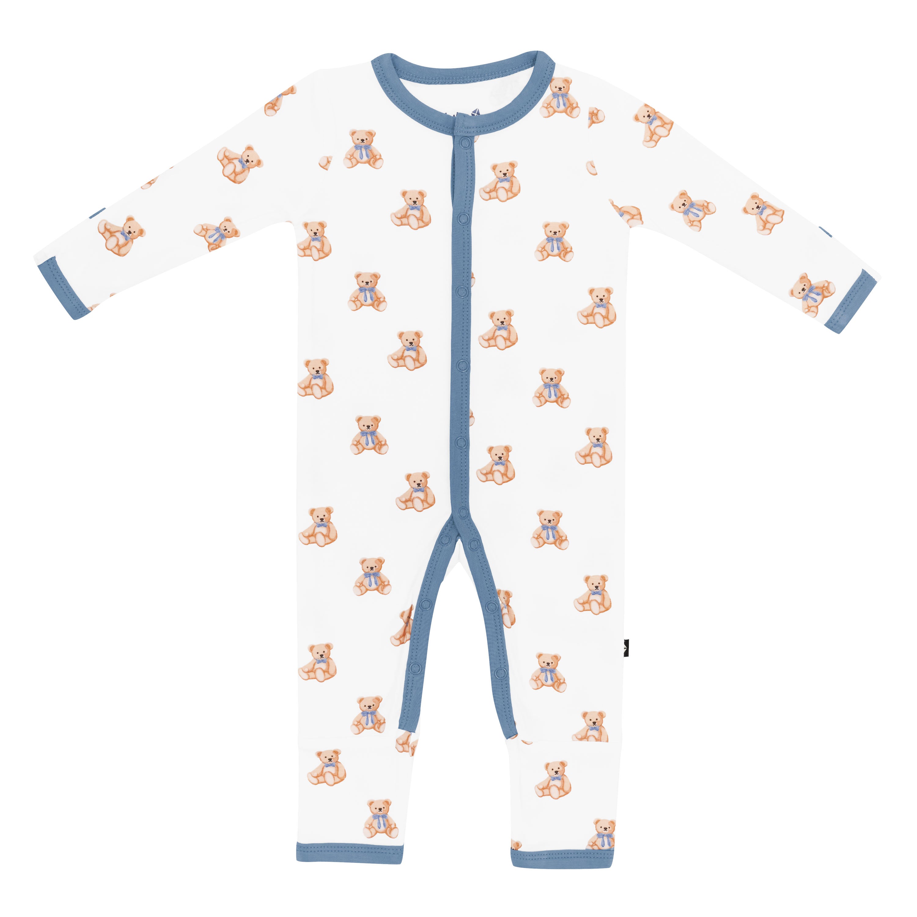 Bamboo Baby Romper in Teddy Bear Print | Kyte Baby