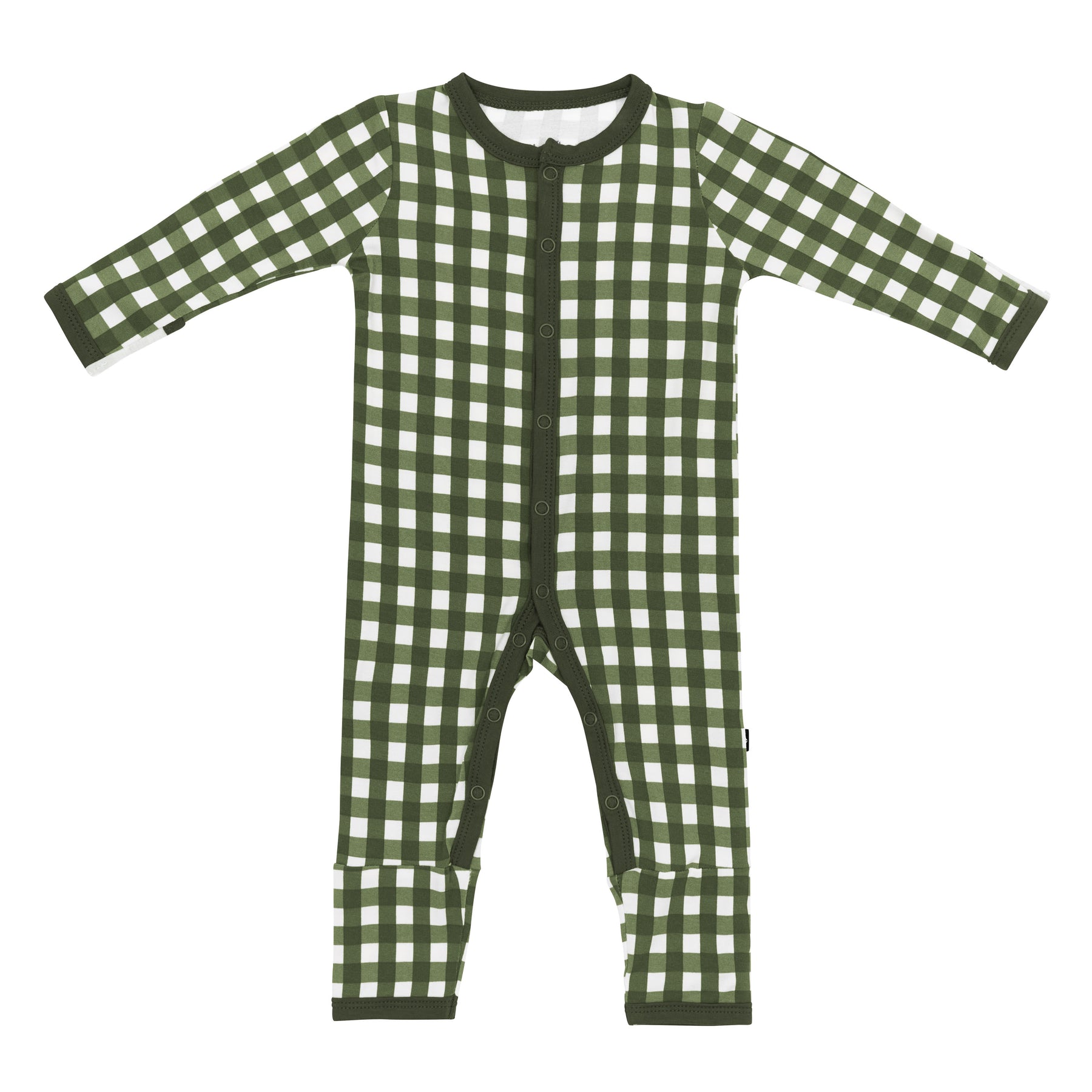 Product photo of the Romper in Gingham Fir