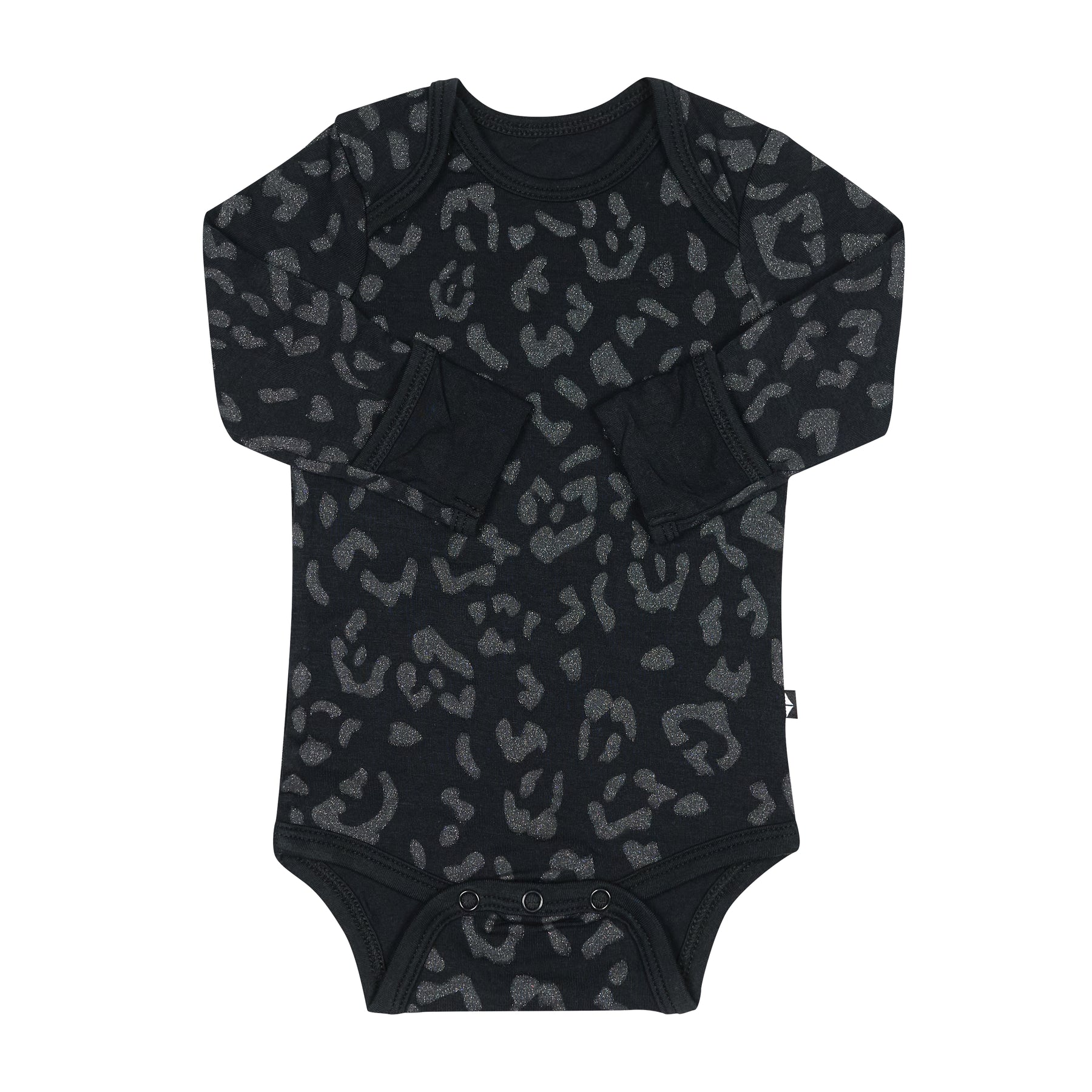 Long Sleeve Bodysuit in Midnight Leopard