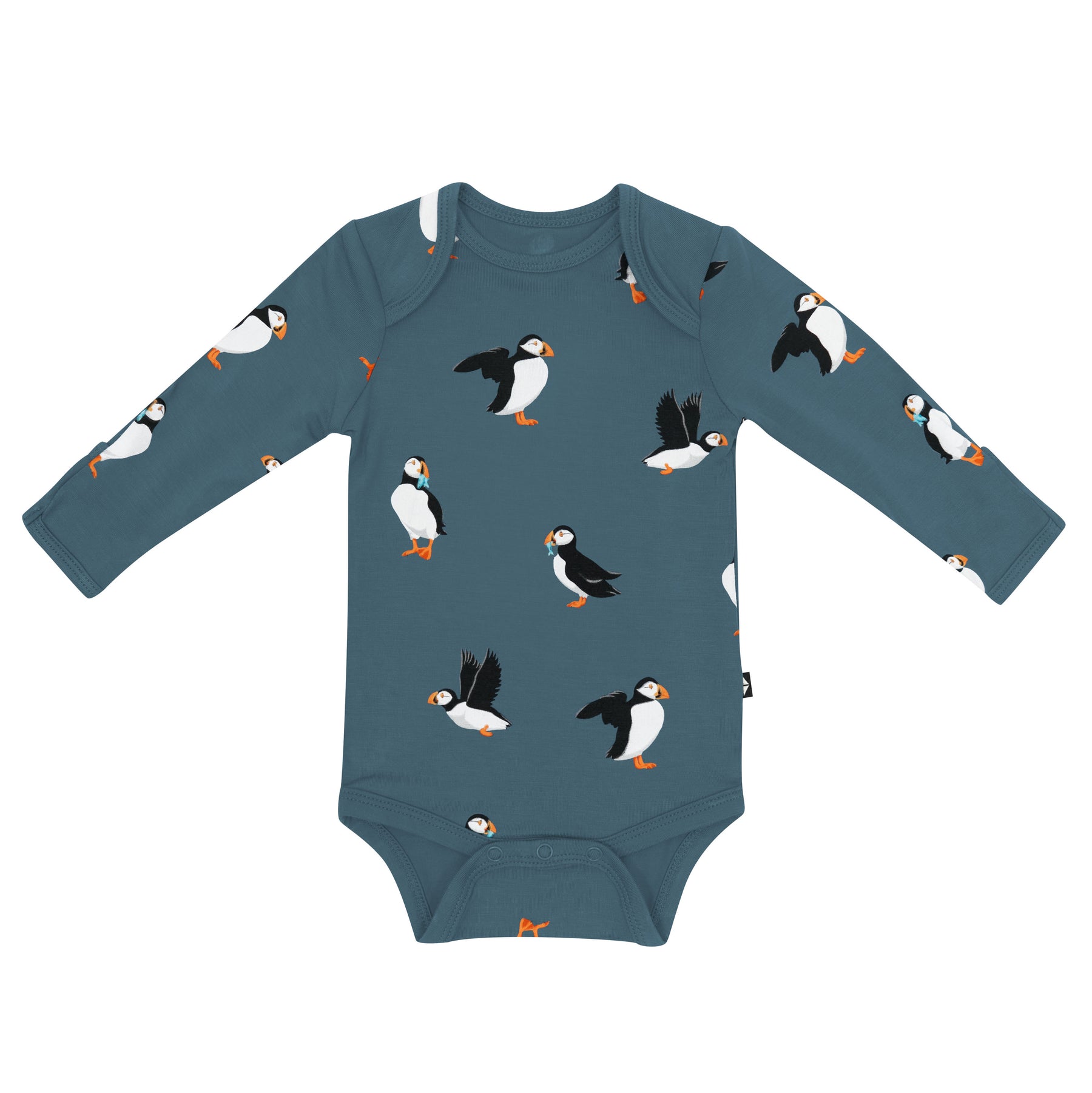 Product photo of the Long Sleeve Bodysuit in Puffin