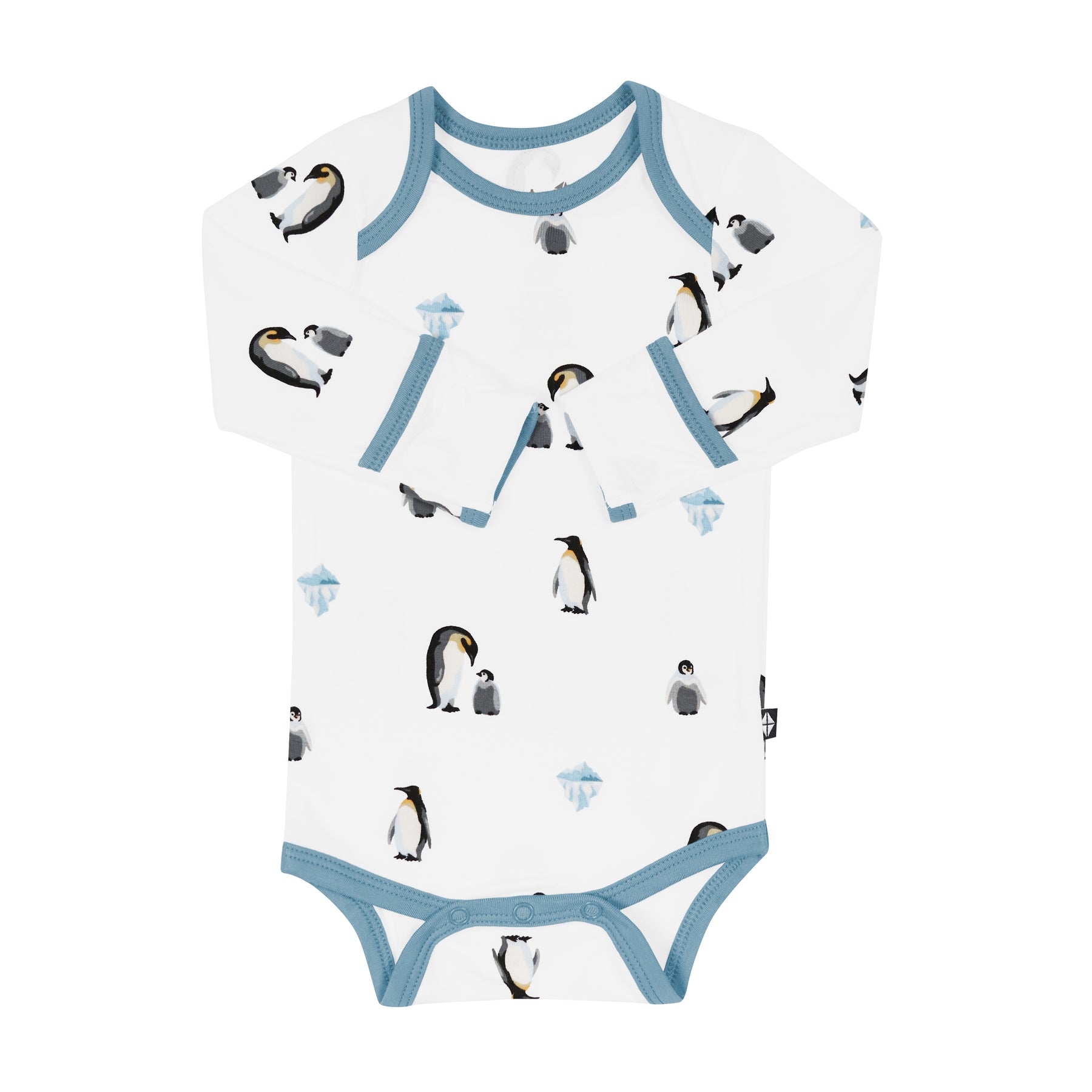 Long Sleeve Bodysuit in Penguin