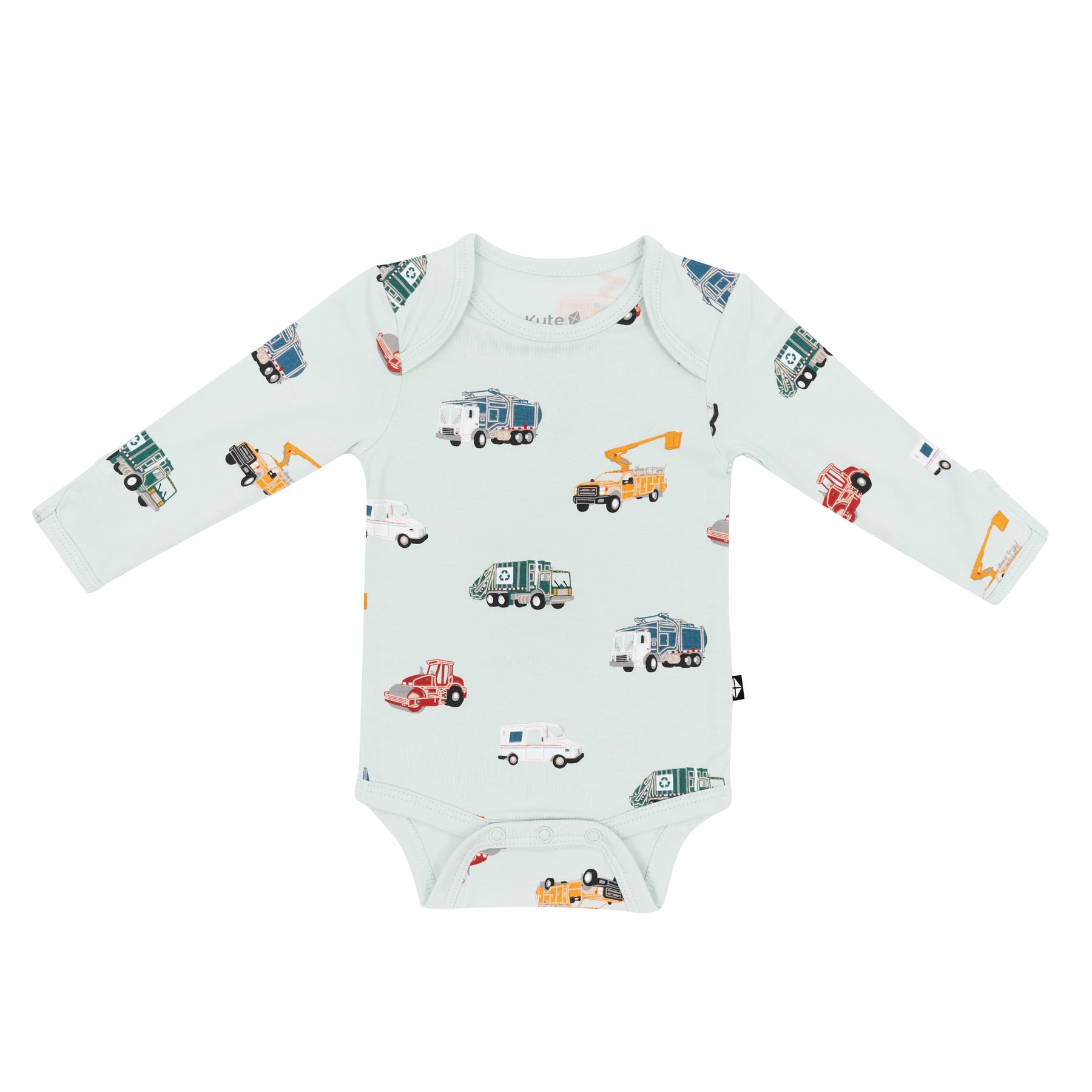 Product photo of the Long Sleeve Bodysuit in City Vehicles