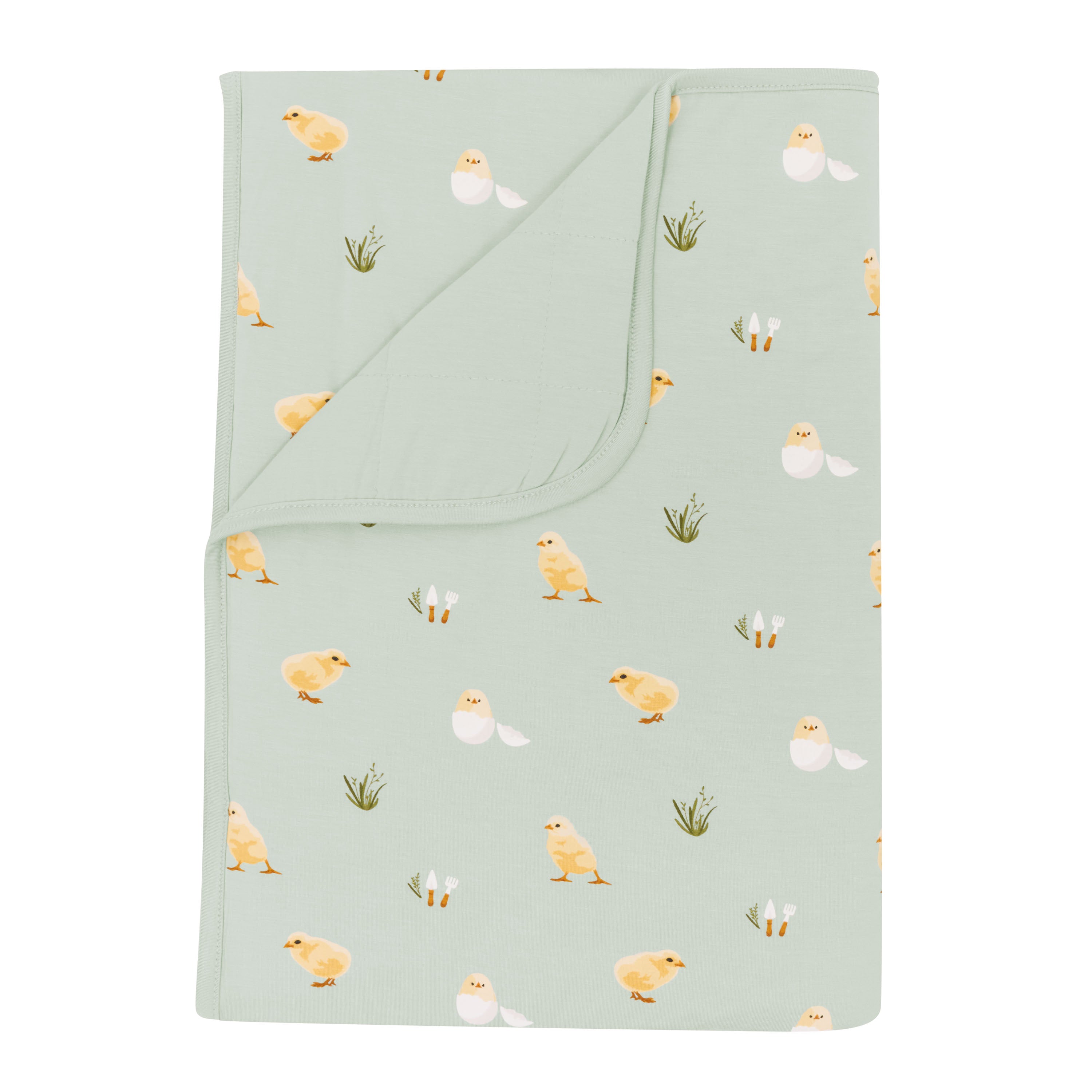 Toddler Blanket in Aloe Chick 1.0