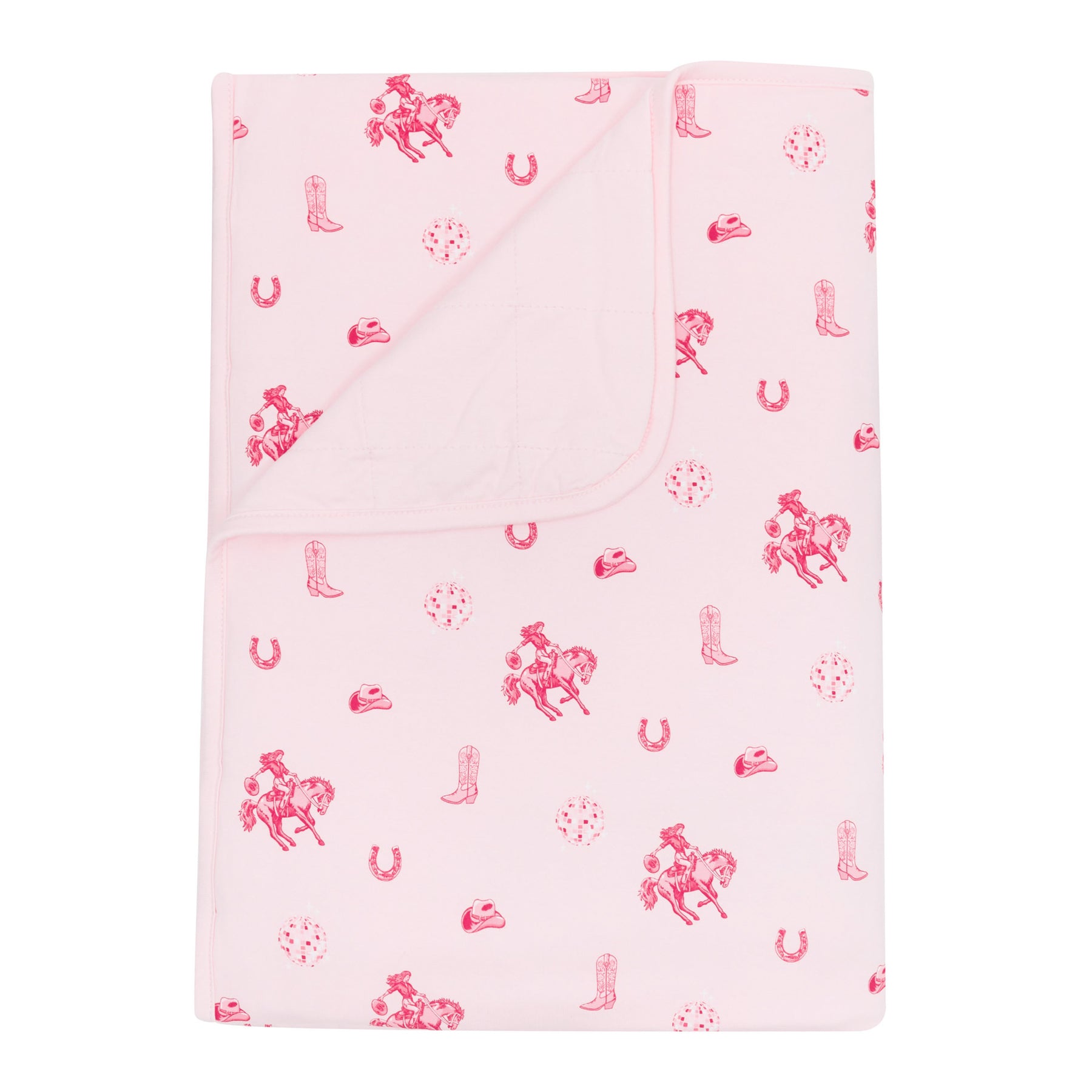 Product photo of the Toddler Blanket in Disco Cowgirl 1.0