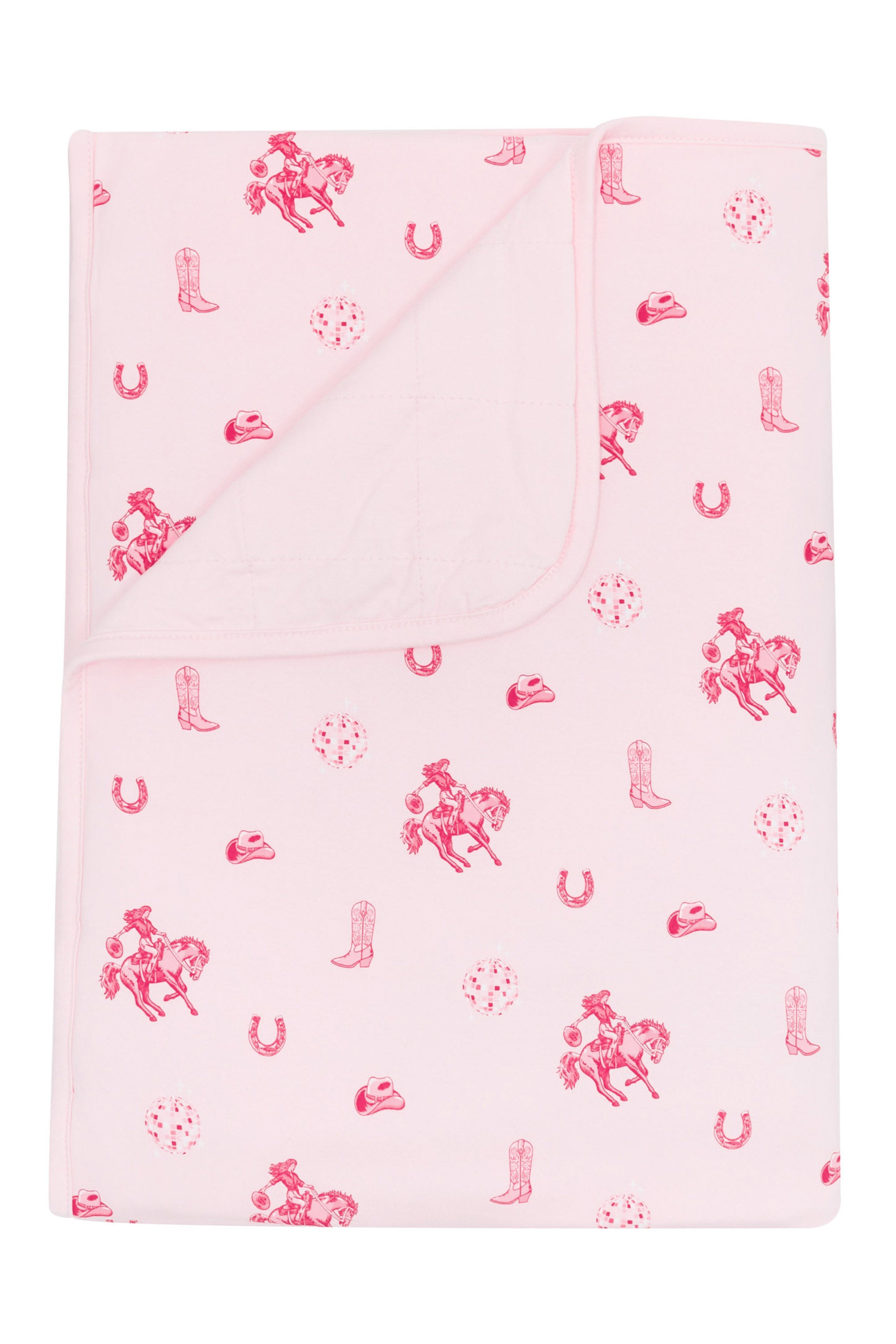 Product photo of the Toddler Blanket in Disco Cowgirl 1.0
