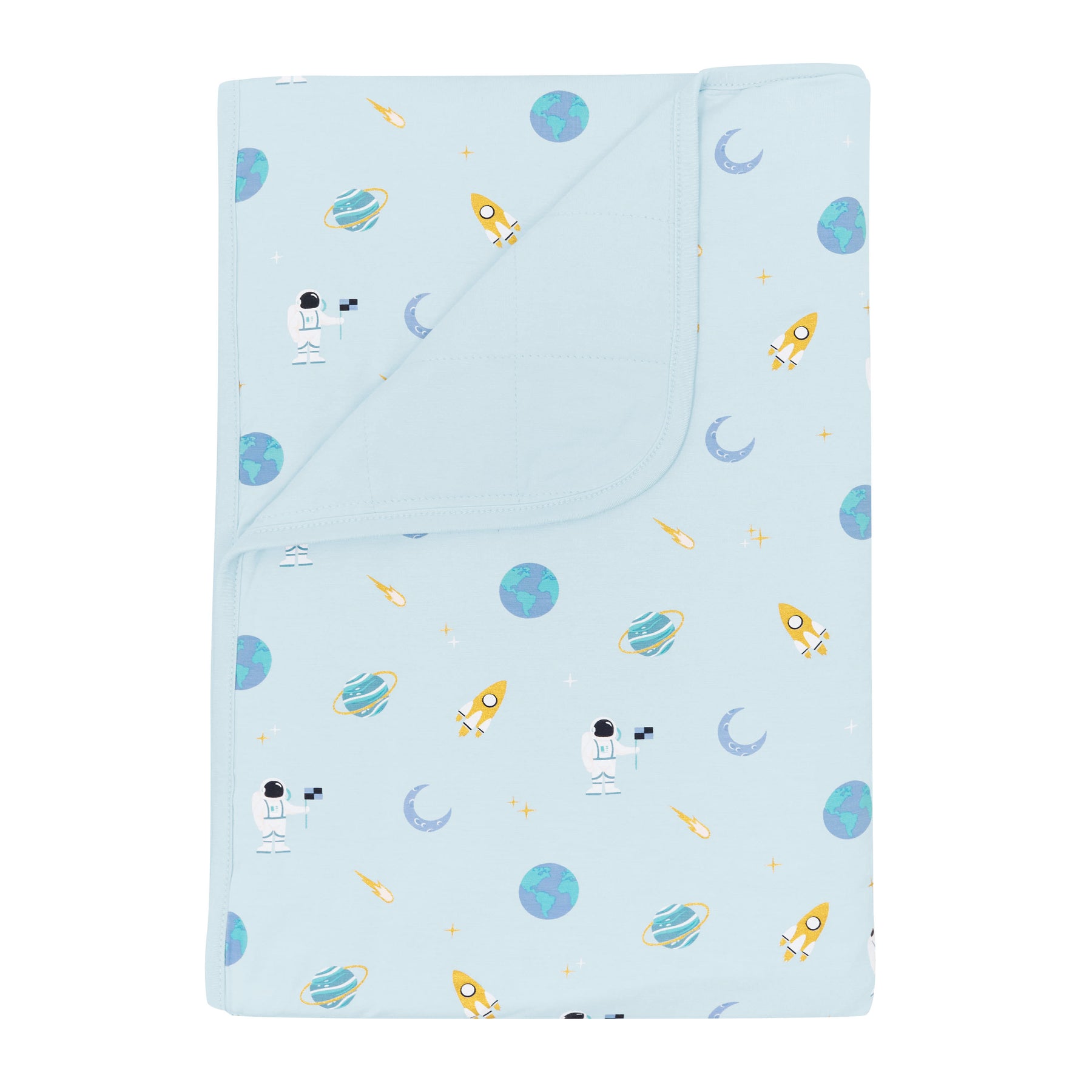 image of ice space toddler blanket