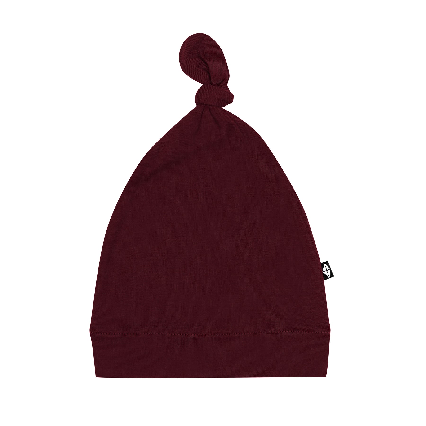 Knotted Cap in Burgundy