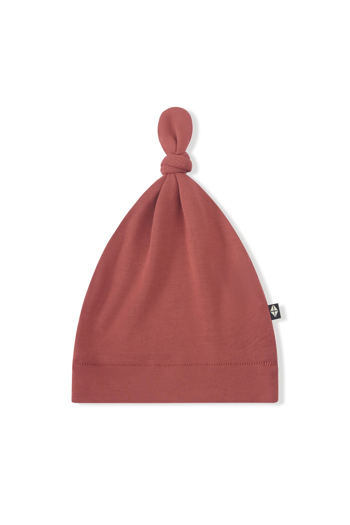 Knotted Cap in Ember on a white background