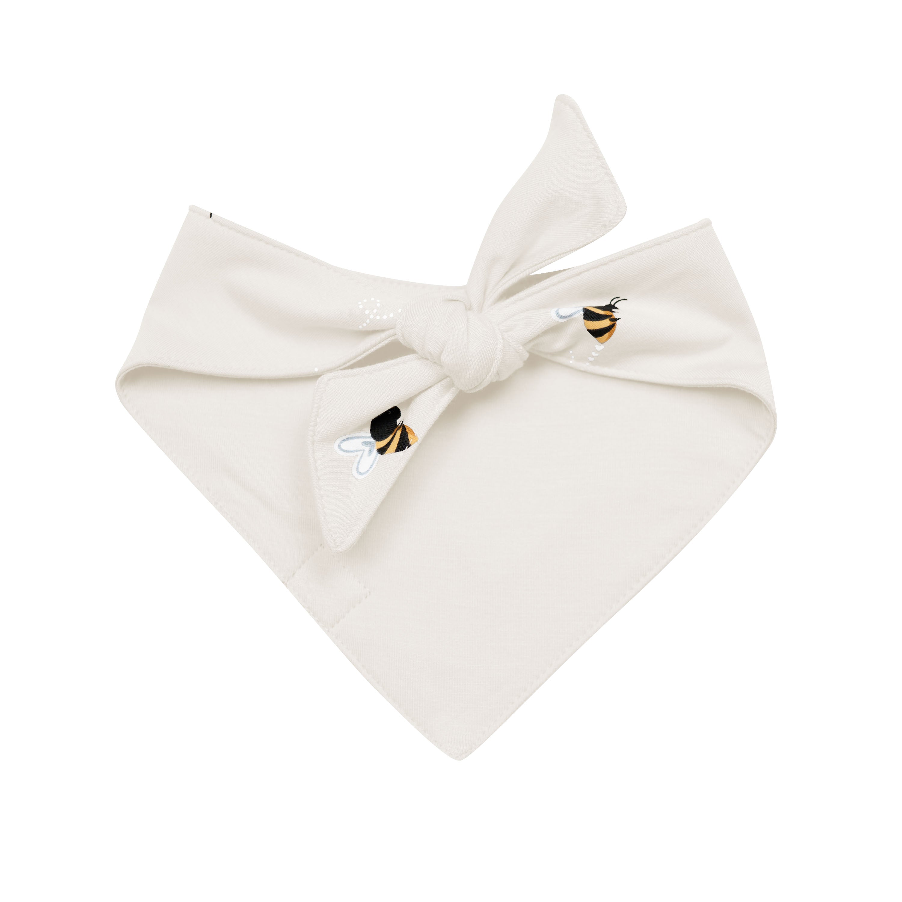 Product photo of Bee Mine dog bandana showing back