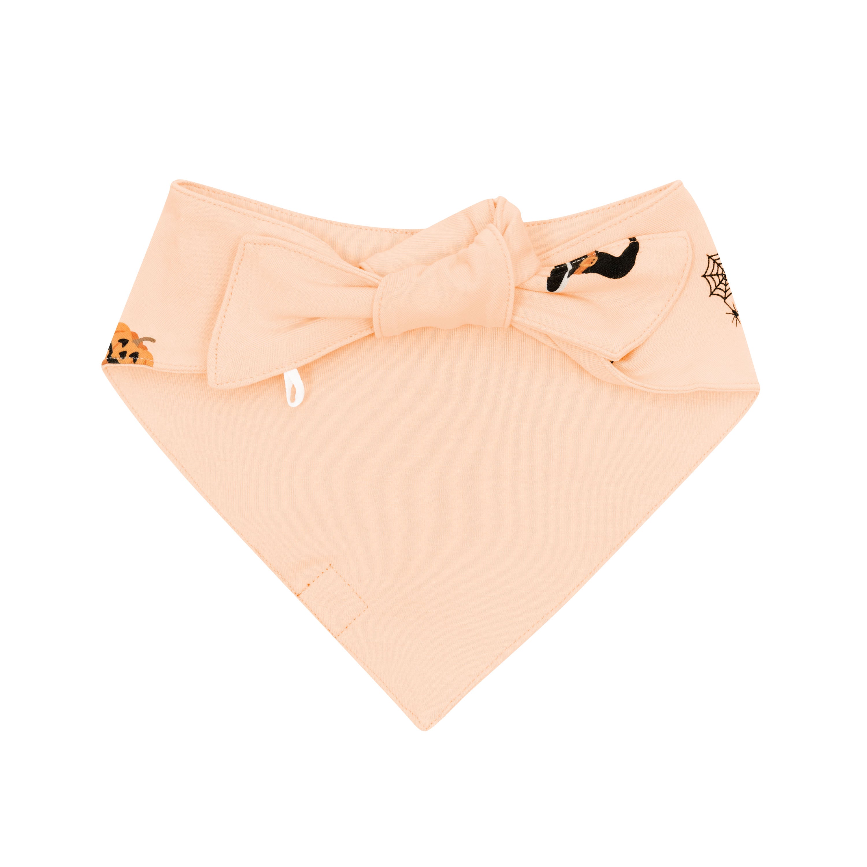 Back of the Dog Bandana in Bewitched showing the tie band