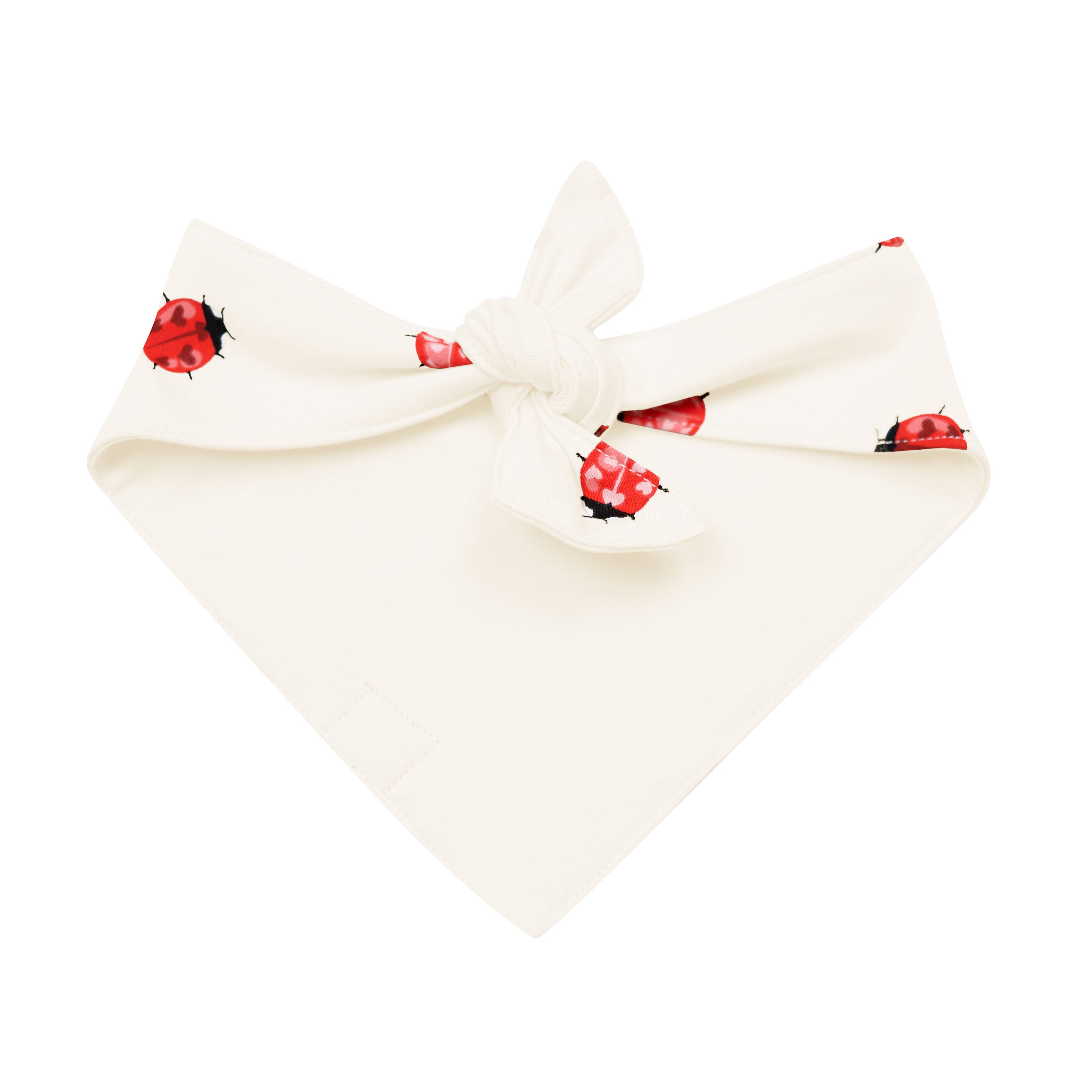 Product photo of Love Bug Dog Bandana showing back