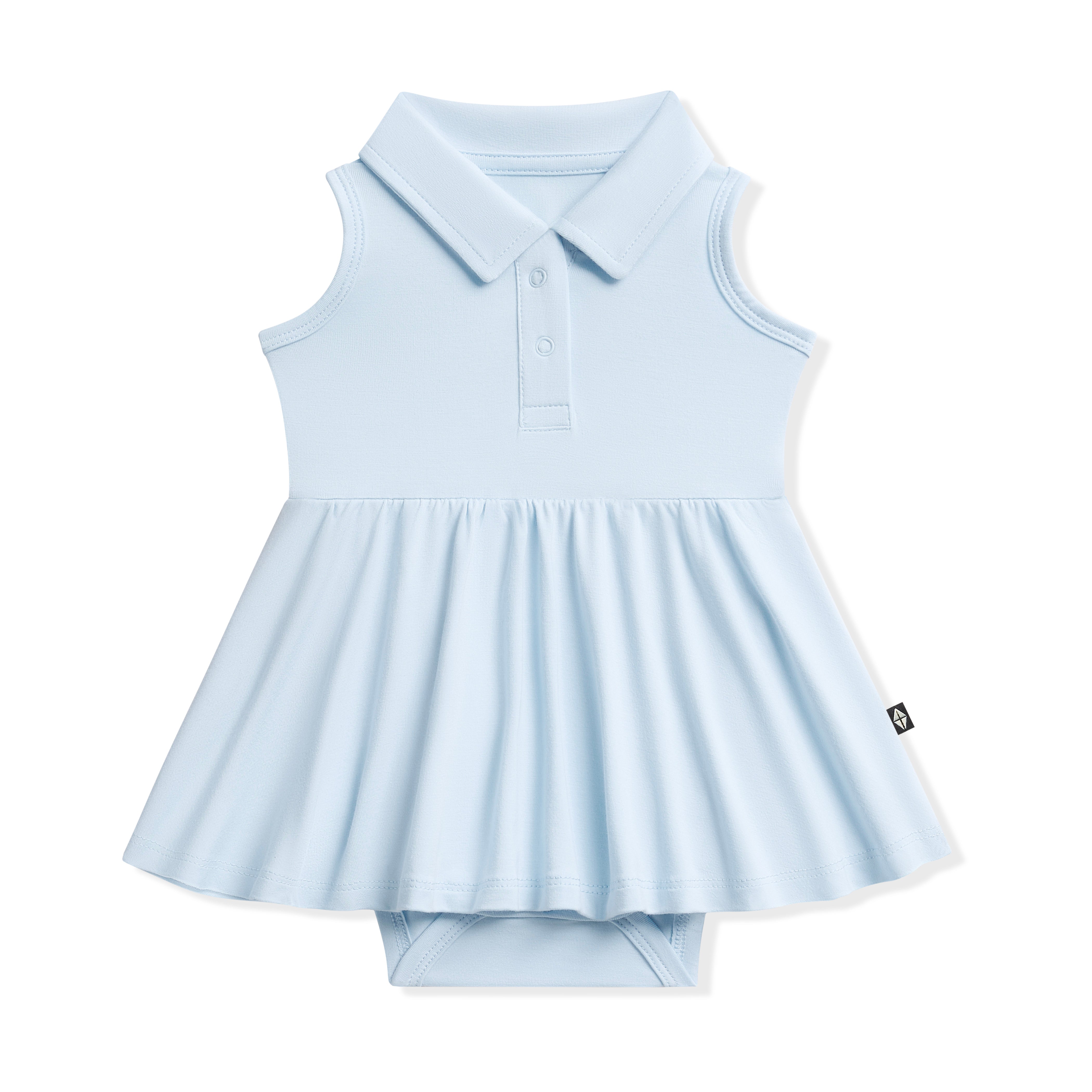 Product photo of the Polo Bodysuit Dress in Breeze