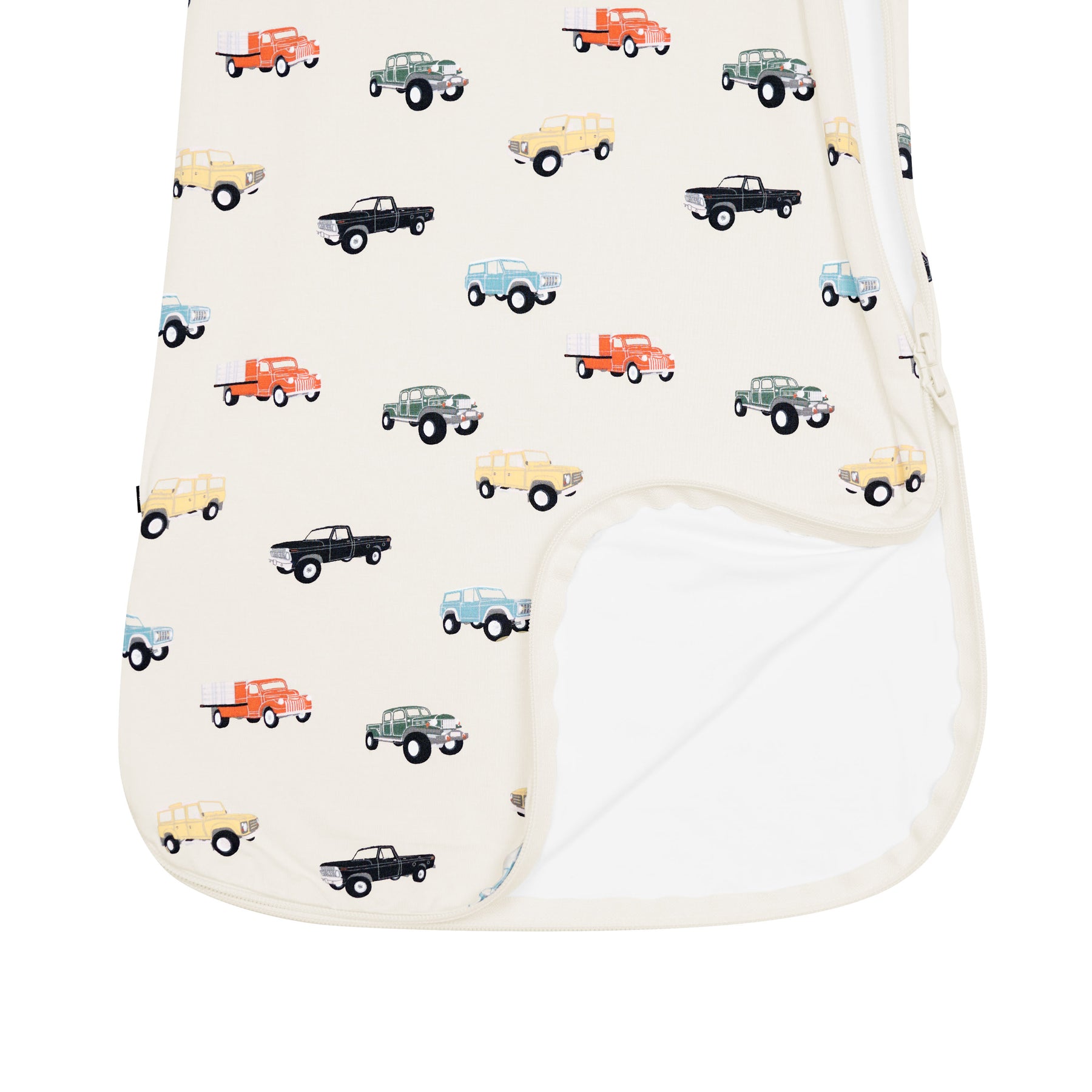 Sleep Bag in Vintage Truck 0.5