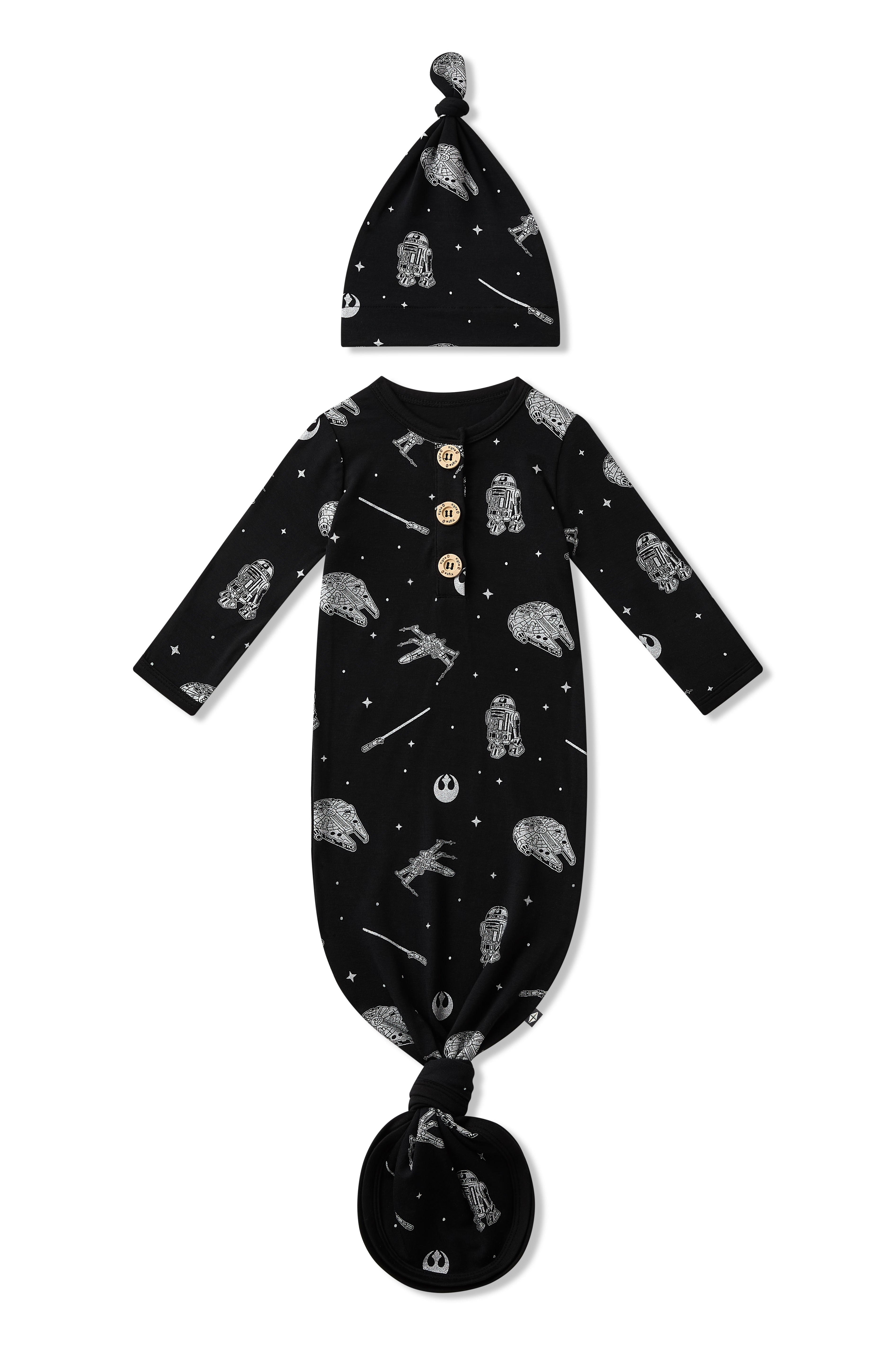 Product photo of the Knotted Gown with Hat Set in STAR WARS™ shown on a white surface