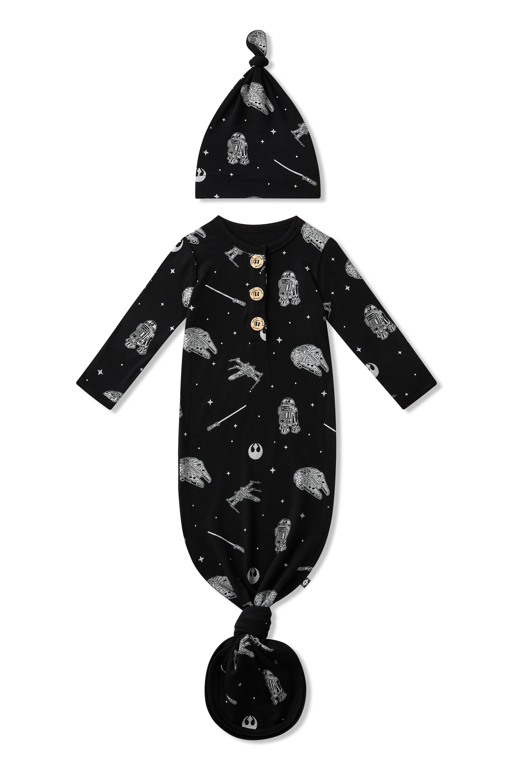 Product photo of the Knotted Gown with Hat Set in STAR WARS™ shown on a white surface