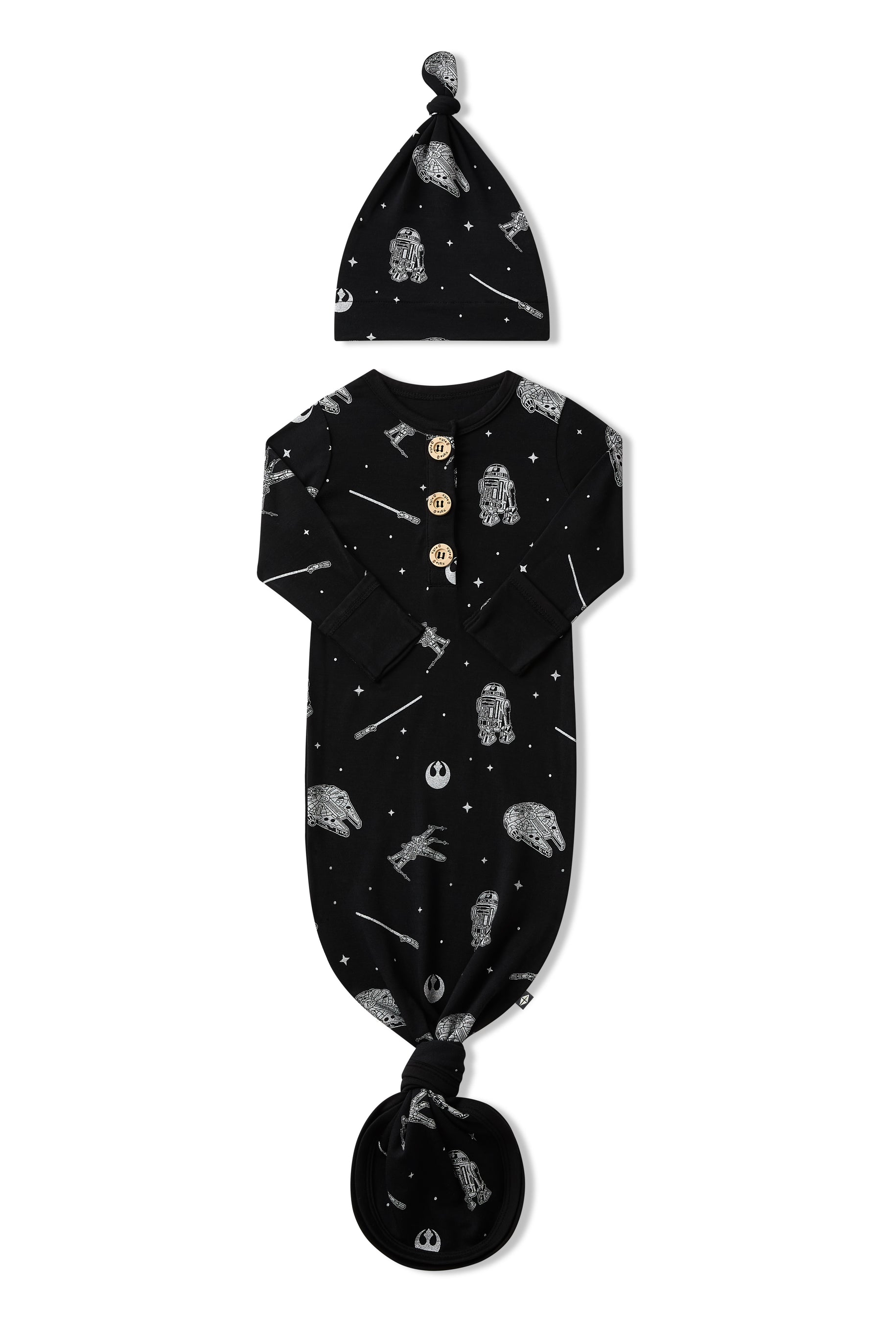 Knotted Gown with Hat Set in STAR WARS™ with the arms folded inwards on a white background