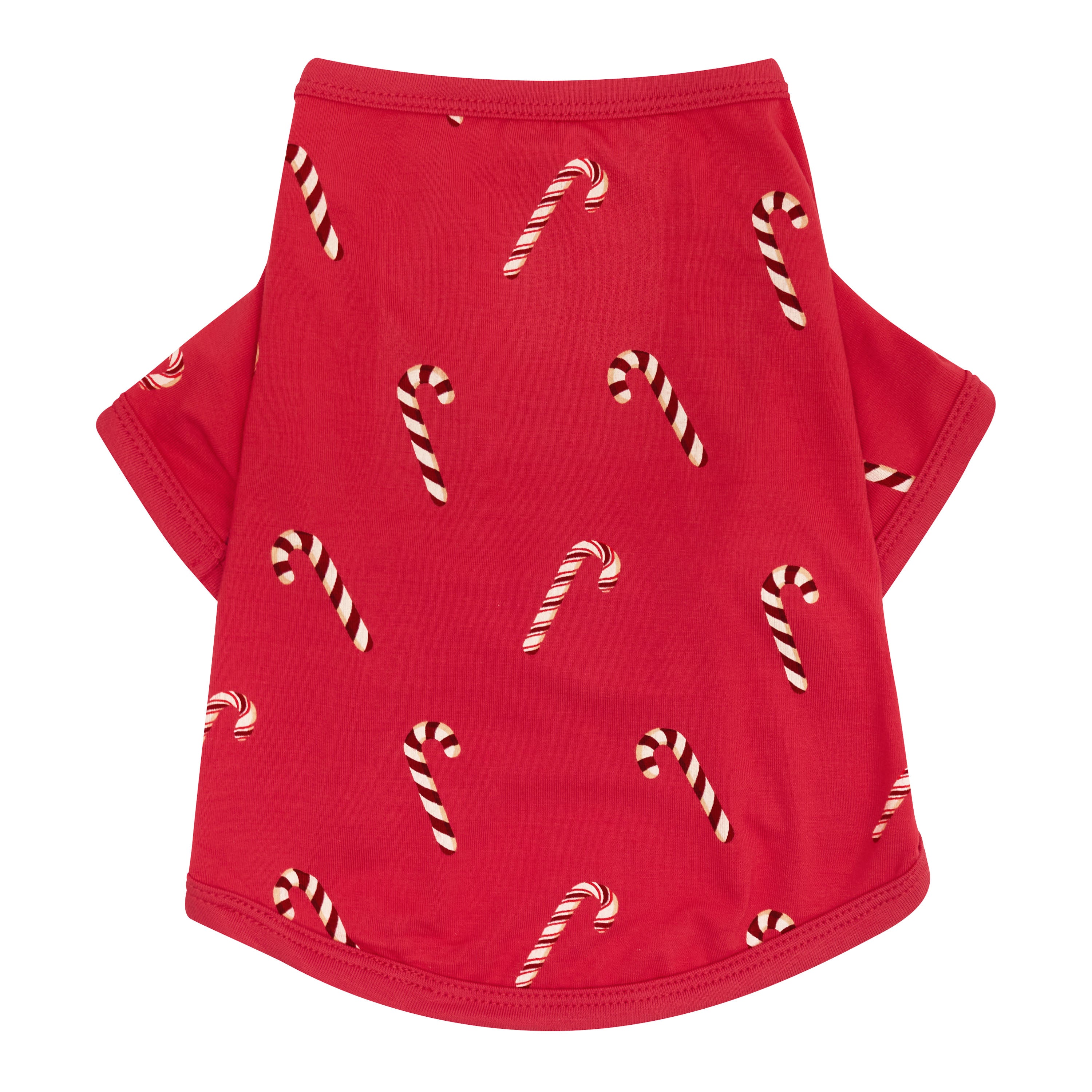 The top part of the Dog Tee in Candy Cane shown