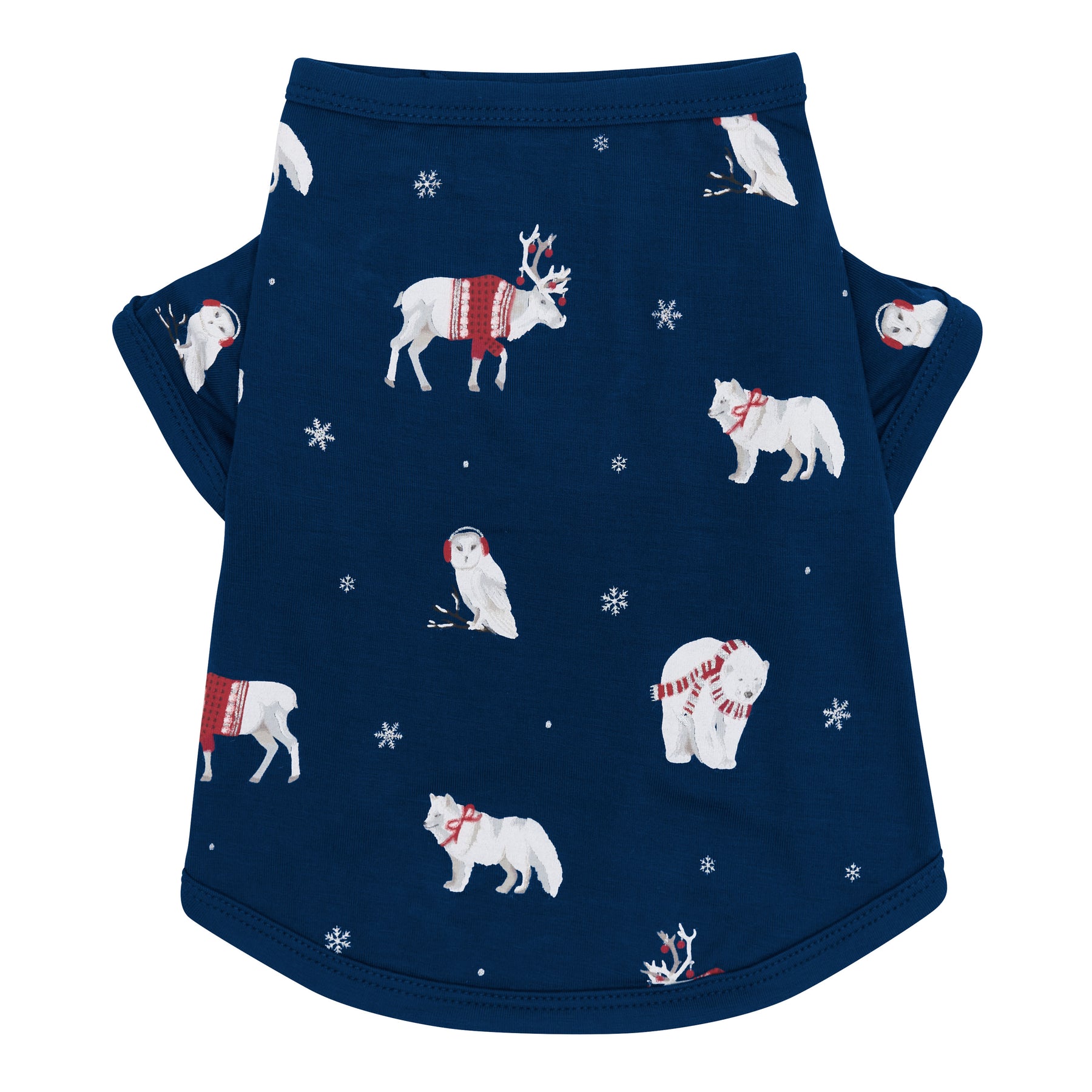 The top part of the Dog Tee in Frosty Friends