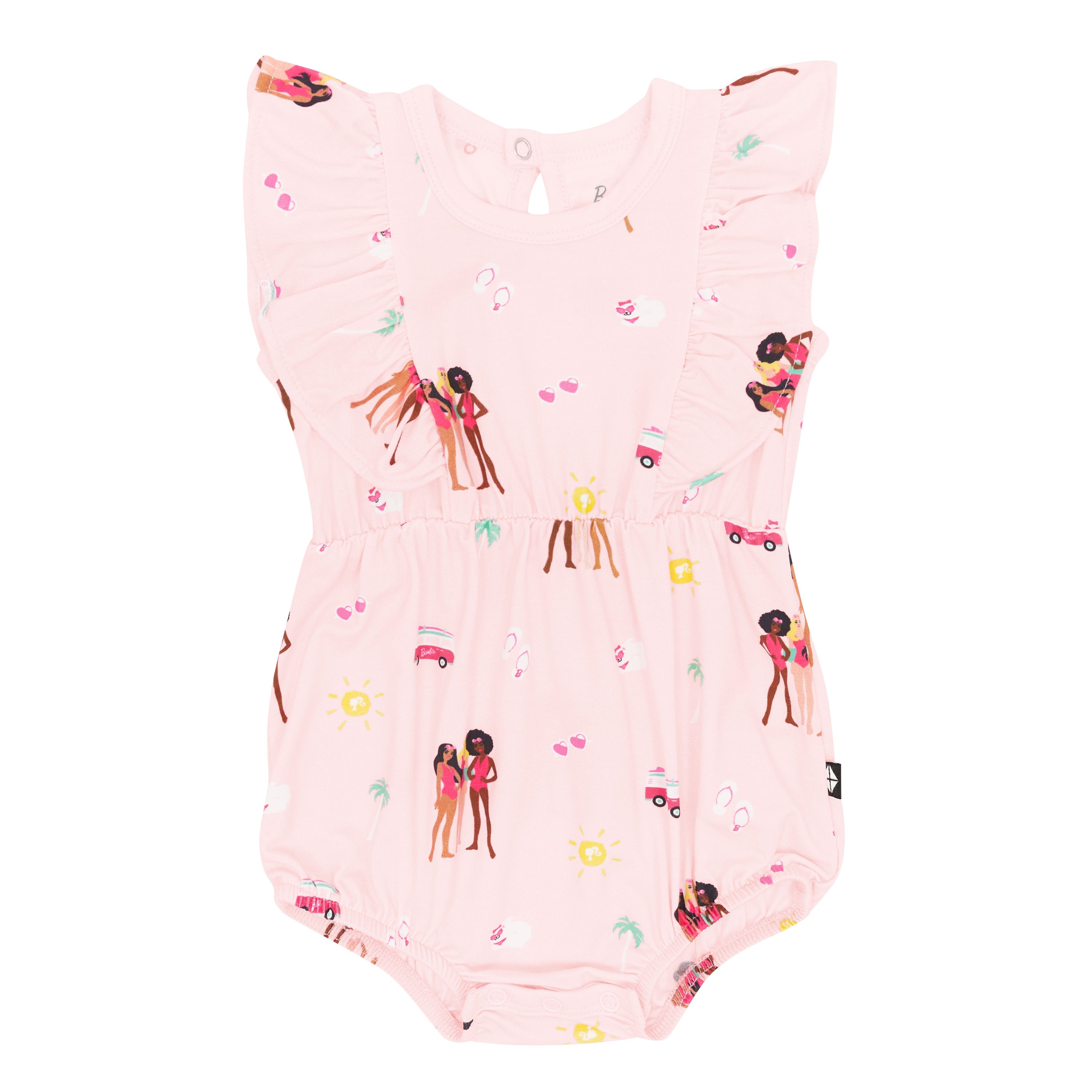 Bubble Romper in Barbie™ Beach