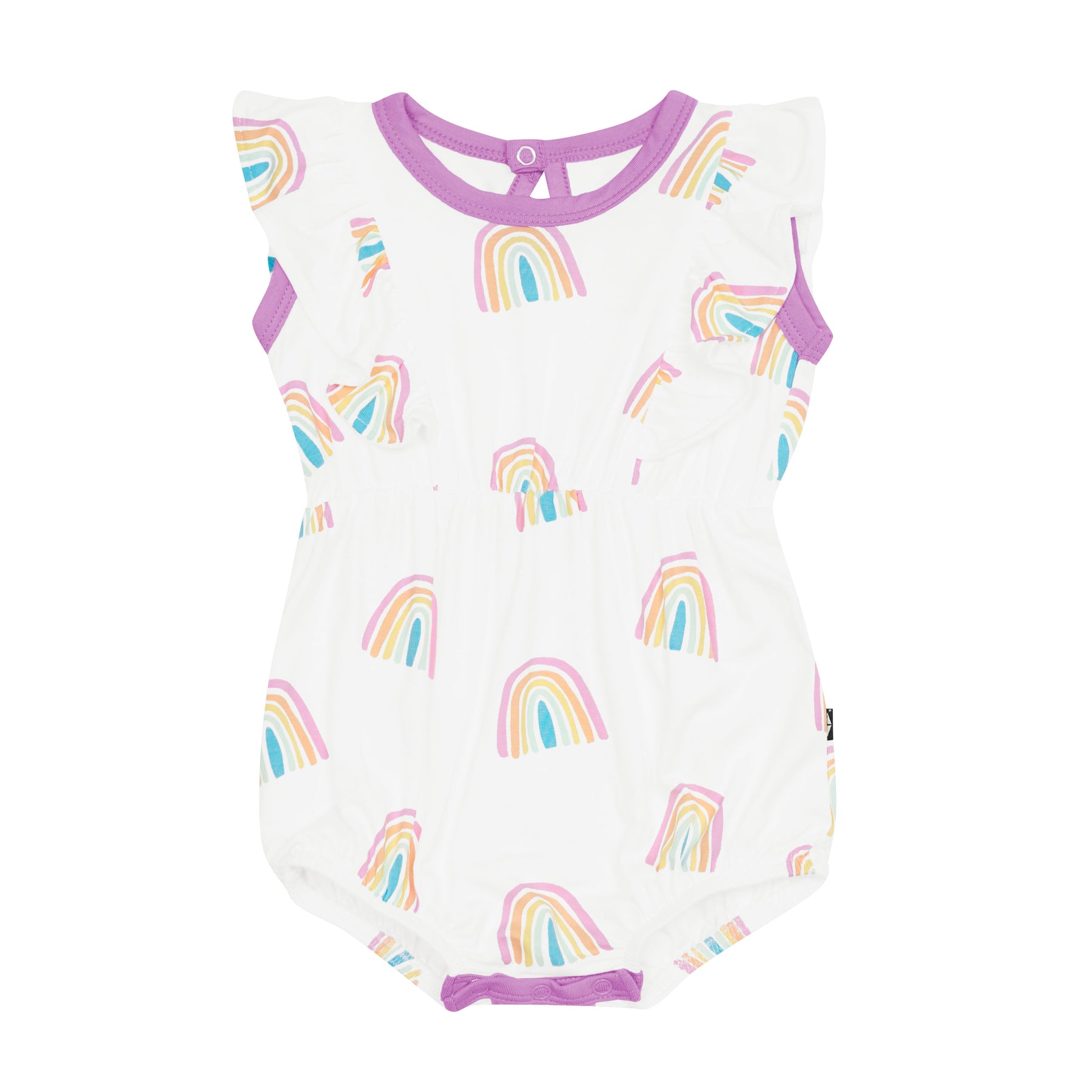 Bubble Romper in Poi Rainbow