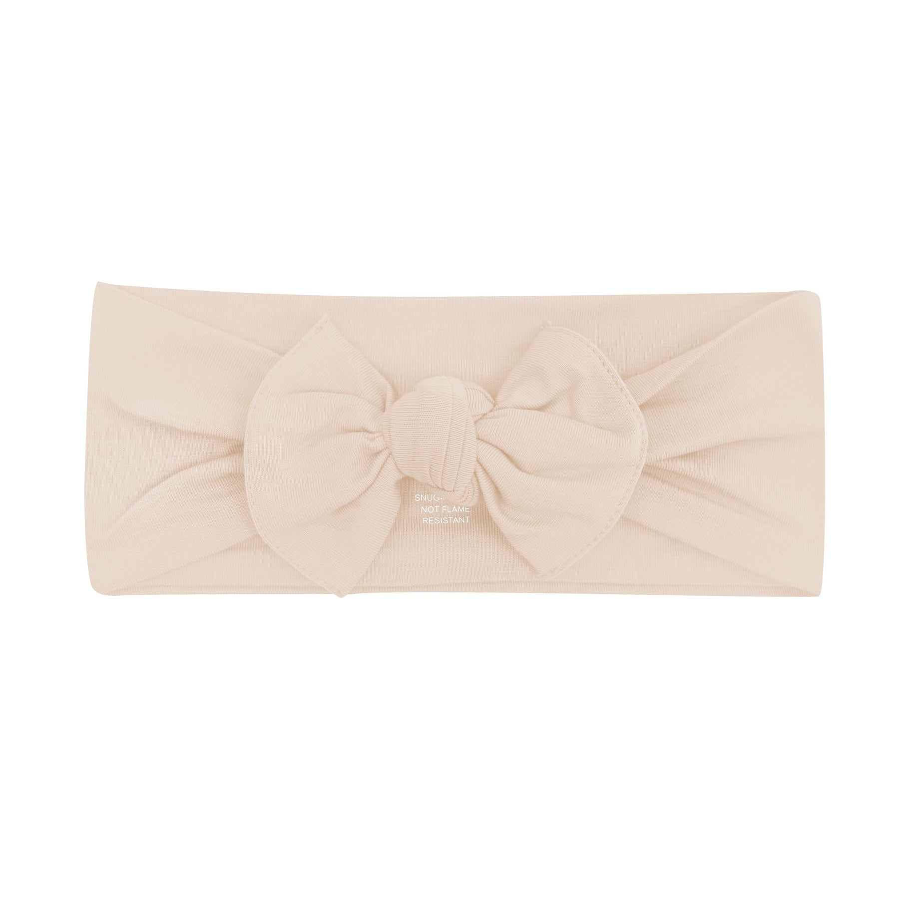 Product photo of the Knotted Bow Headband in Bisque