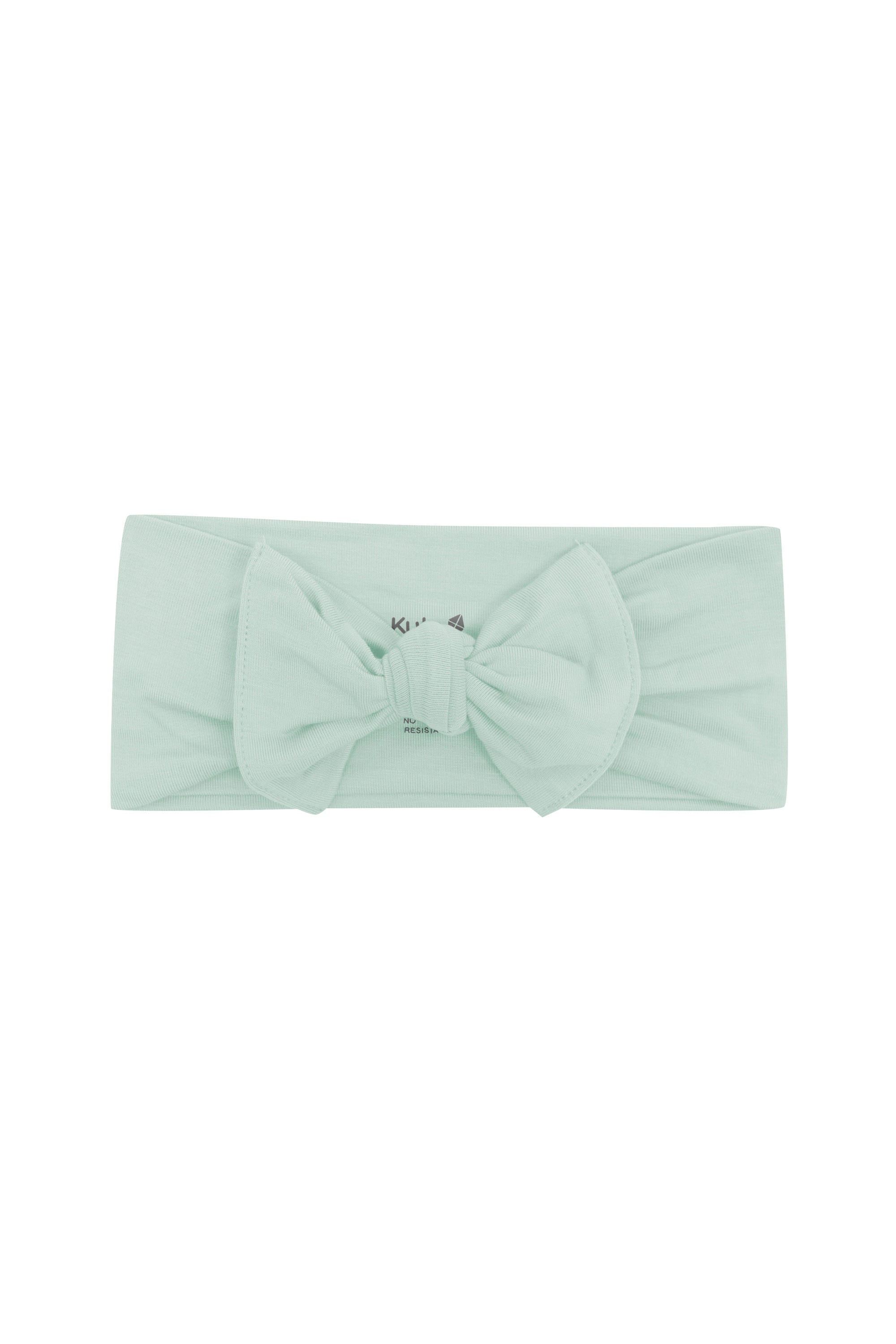 Flat lay of Kyte Baby Bow in Sage