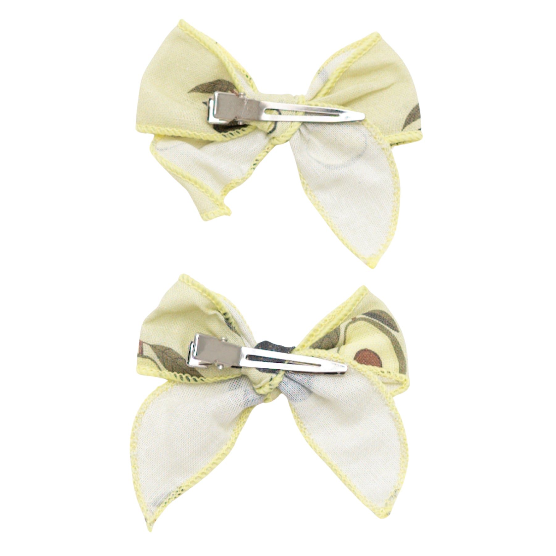 Linen Piggie Bows in Avocado