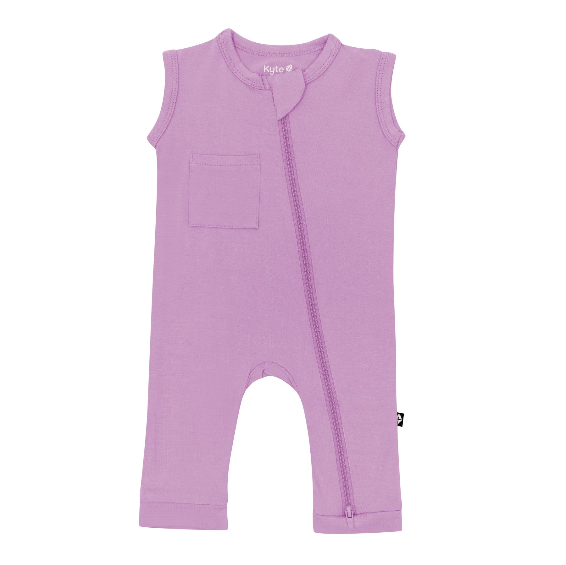 Kyte Baby Zippered Sleeveless Romper in Poi