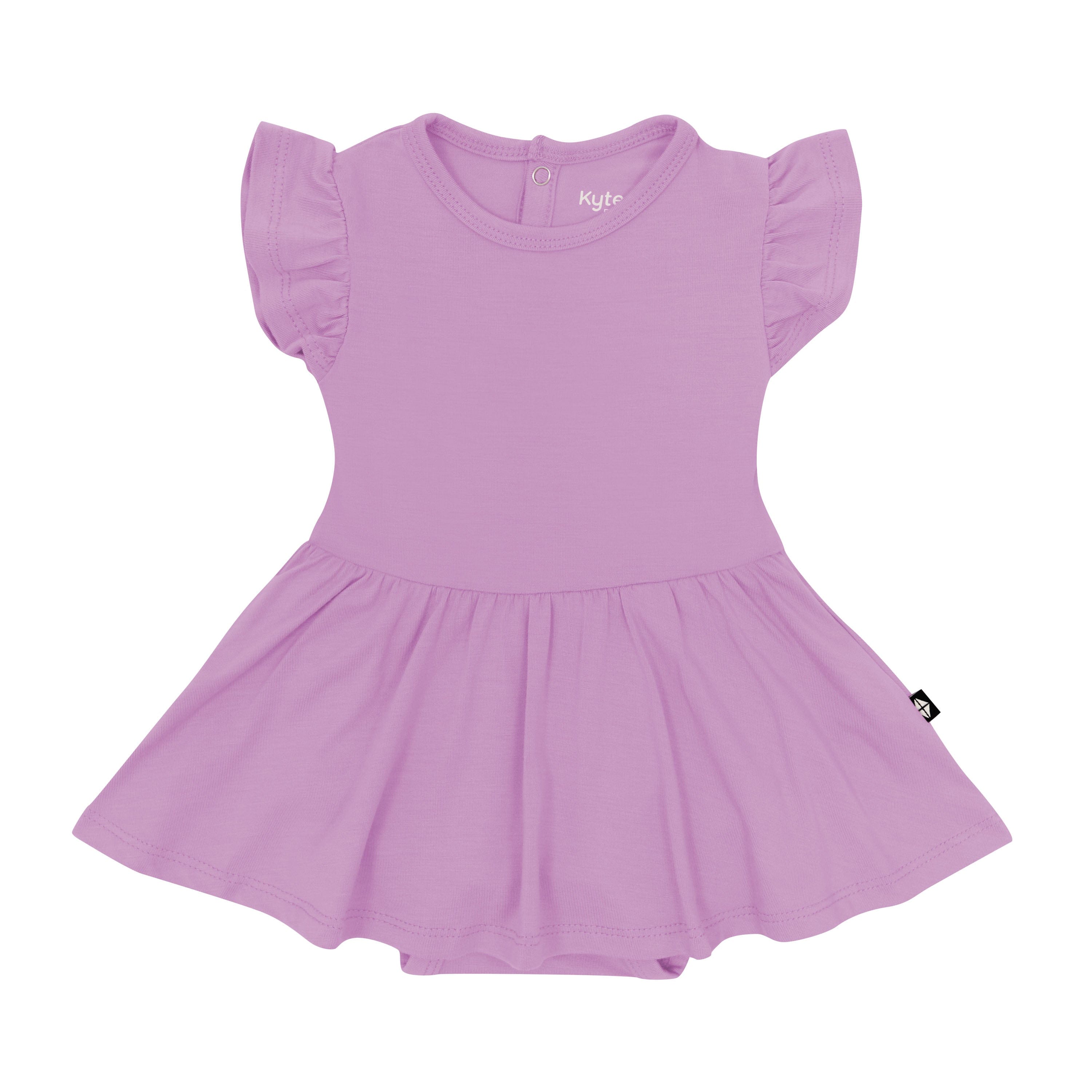 Kyte Baby Twirl Bodysuit Dress in Poi